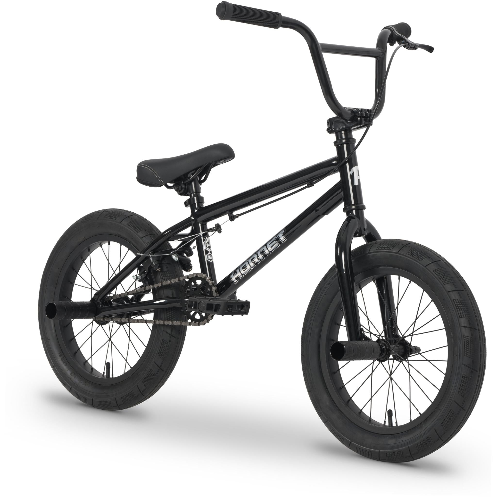 Pedal Hornet 2 16" Kids BMX Bike Gloss Black