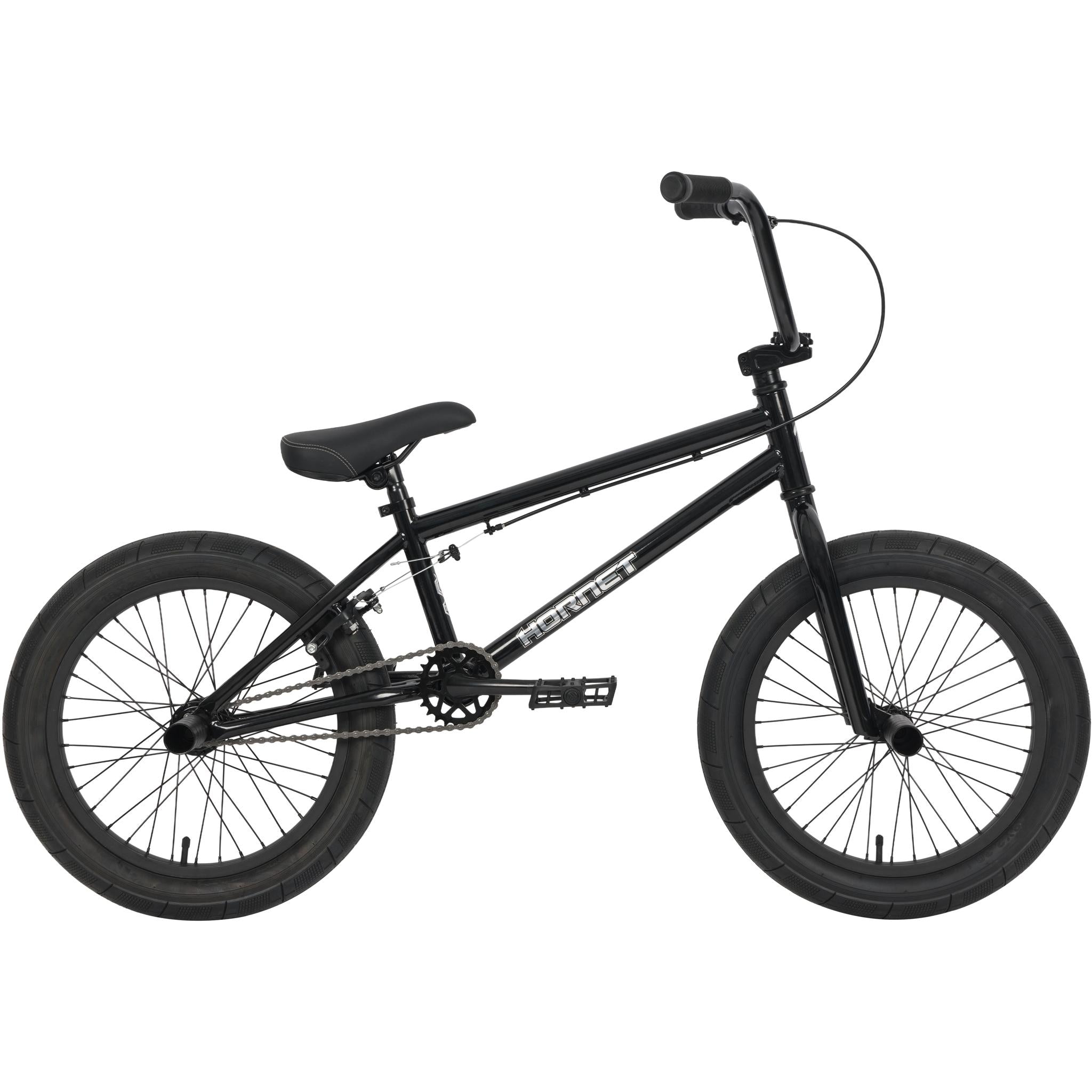 Pedal Hornet 2 18" Kids BMX Bike Gloss Black