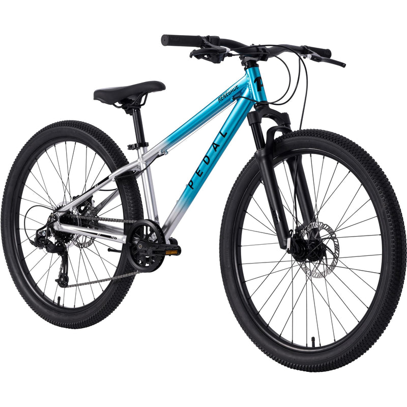 Pedal Renegade 26" Kids Mountain Bike Teal/Silver Fade