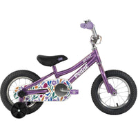 Pedal Sprout 12'' Kids Bike Purple/Flowers