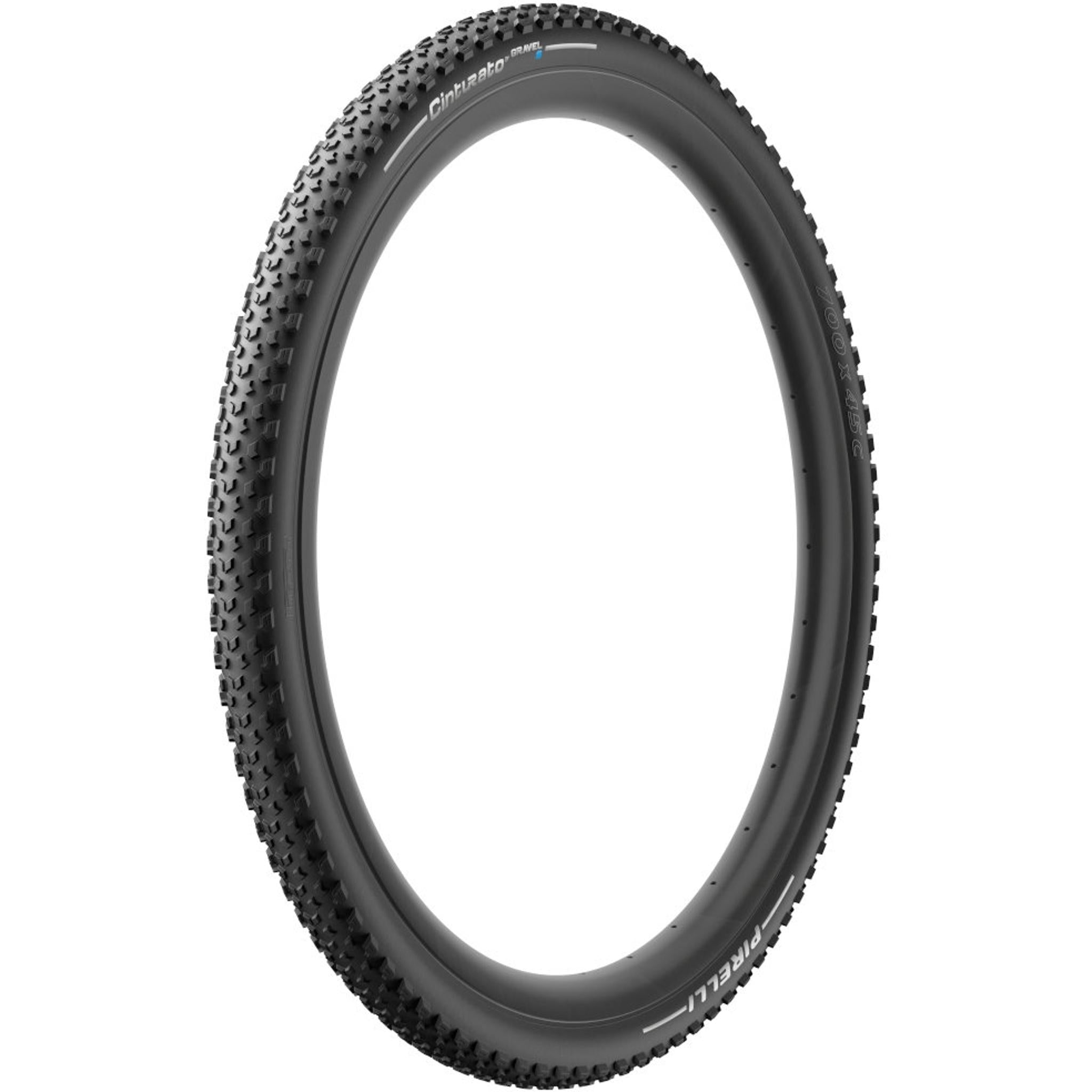 Pirelli Cinturato TechWall SpeedGrip TLR Gravel Tyre 700 x 45c Black/Silver