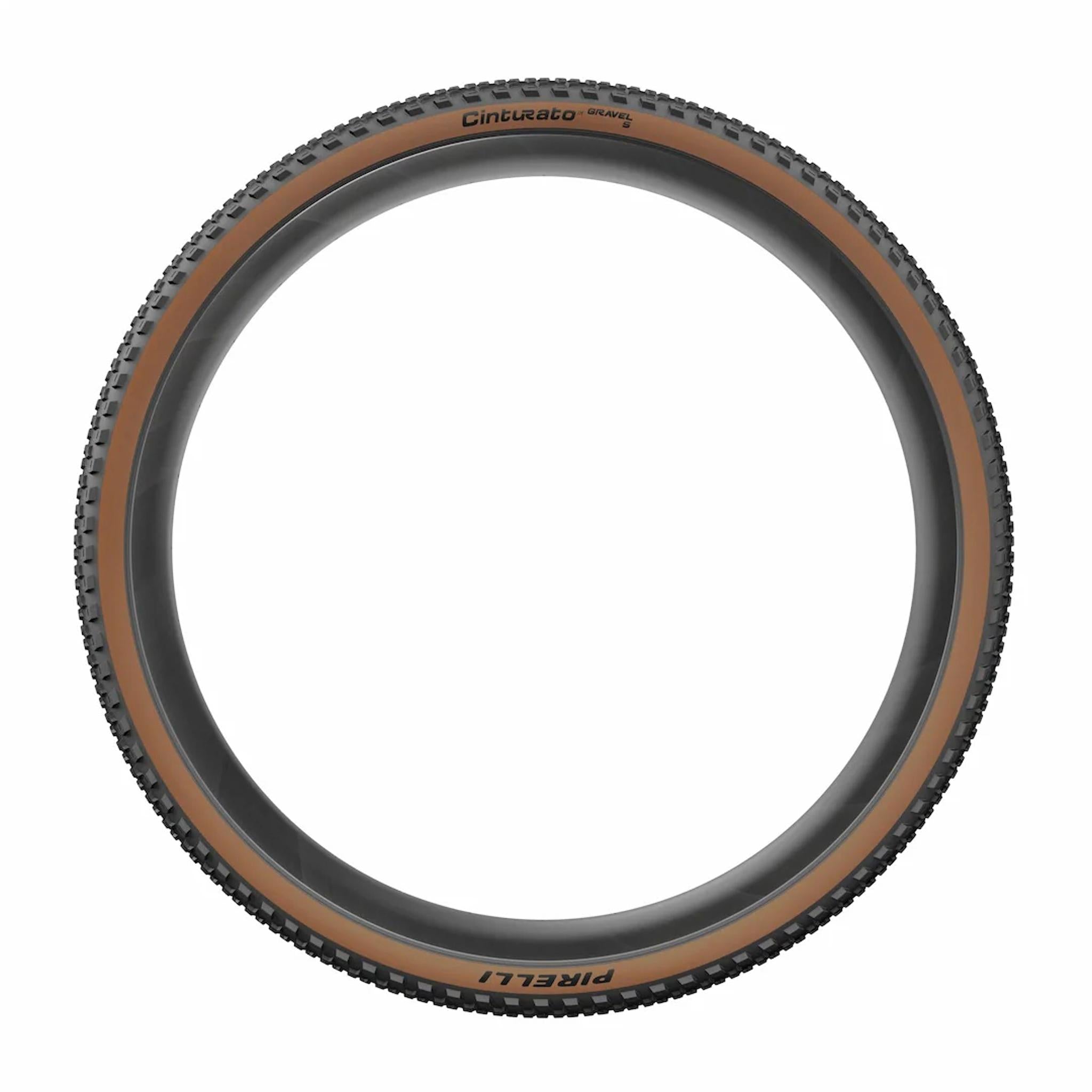 Pirelli Cinturato TechWall Speedgrip Gravel Tyre 700 x 45mm Black/Tanwall