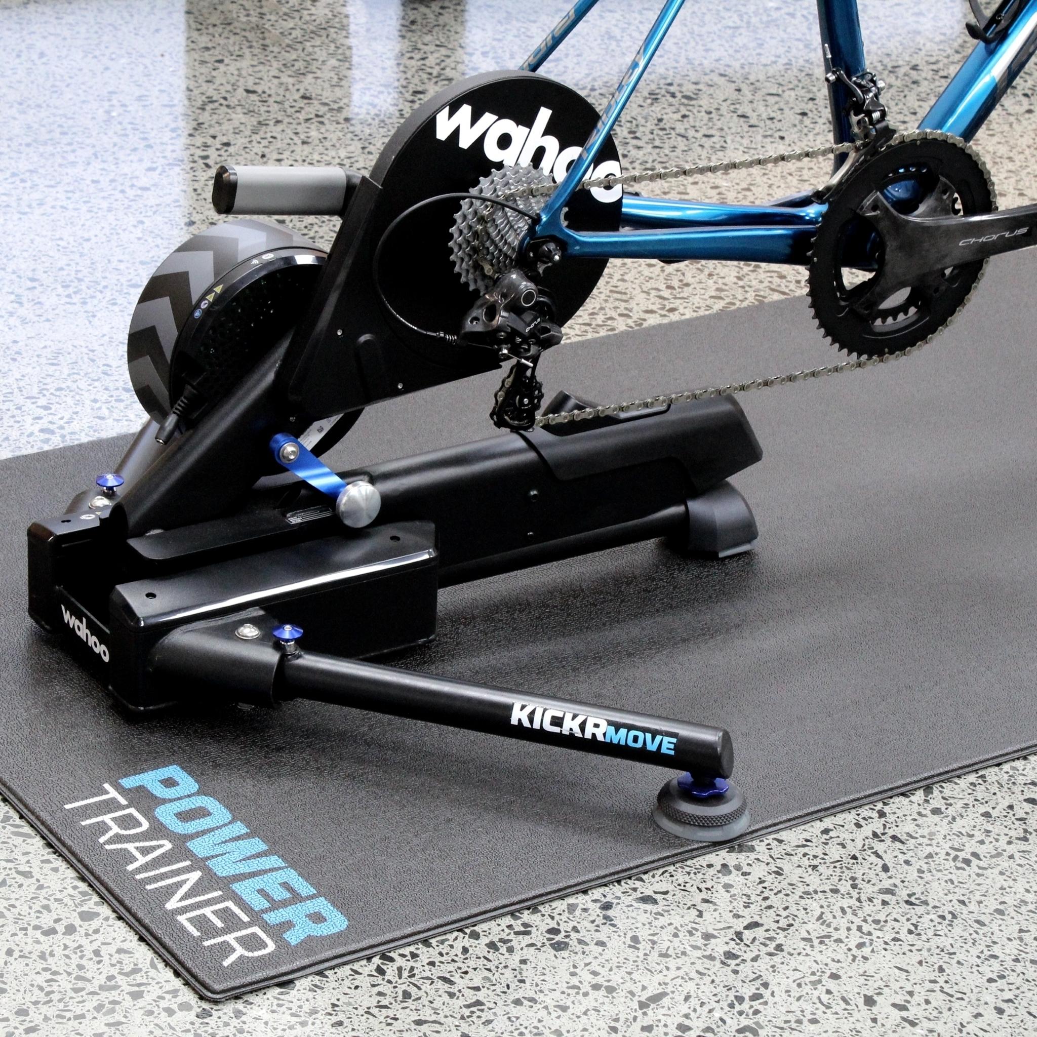 Power Trainer Indoor Trainer Mat 200 x 90cm Black