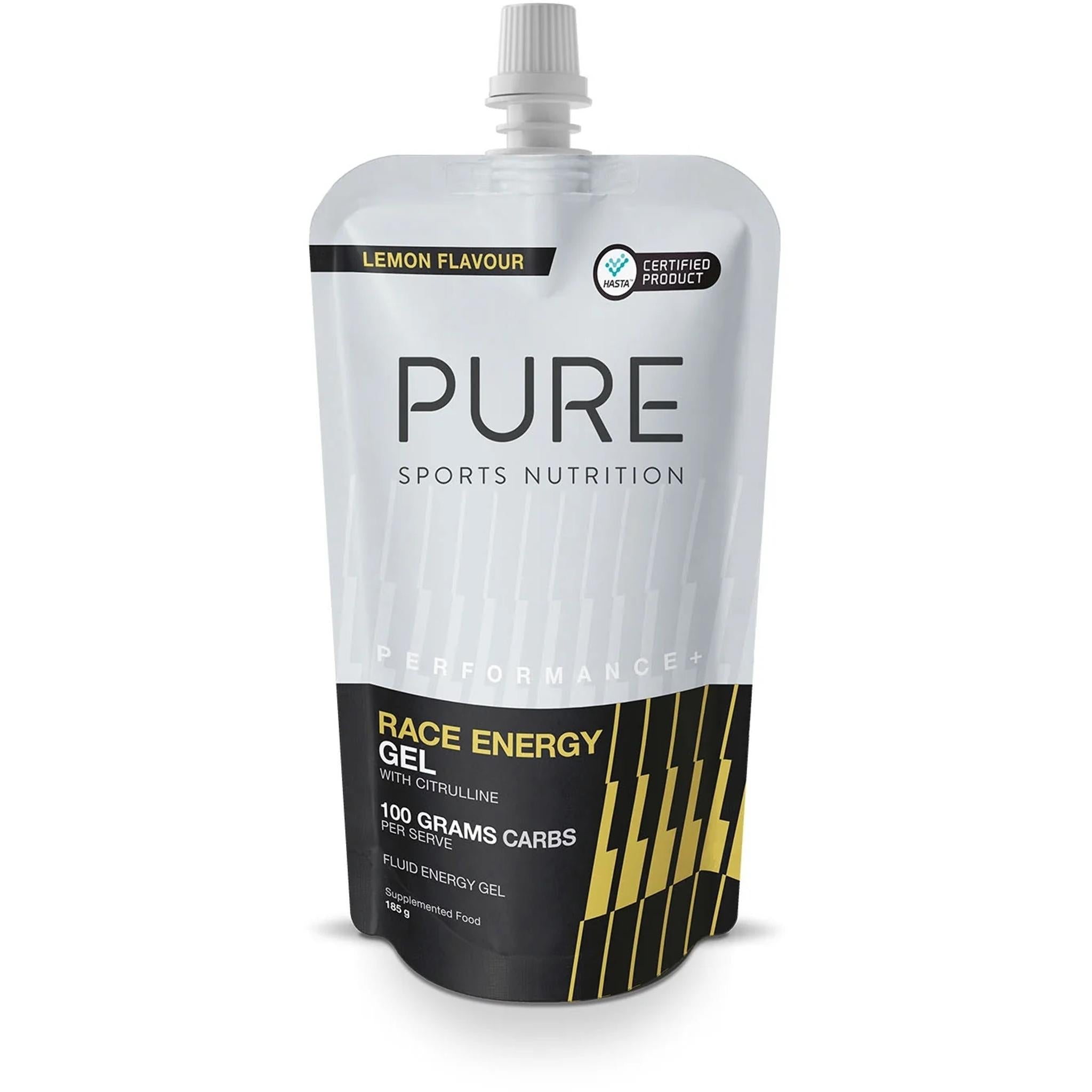 Pure Performance+ Race Energy Gel Lemon