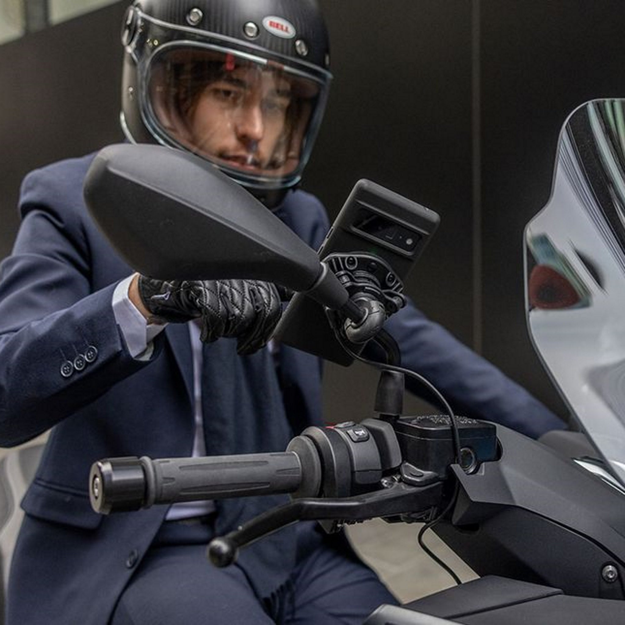 Quad Lock Motorcycle / Scooter Mirror Mount (V2)