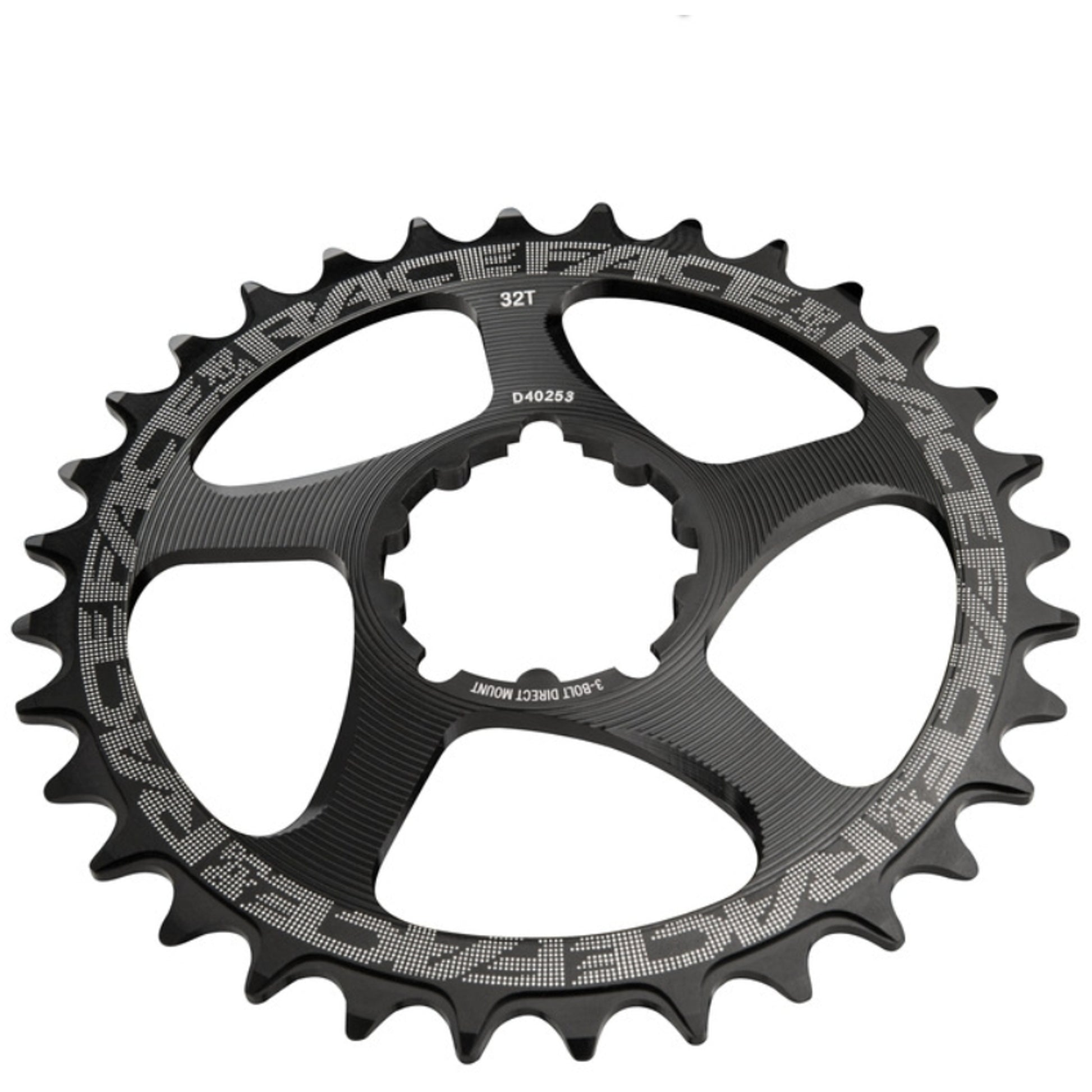 Race Face Chainring 3 Bolt Dm 28T Black (Compatible With Sram Cranks)