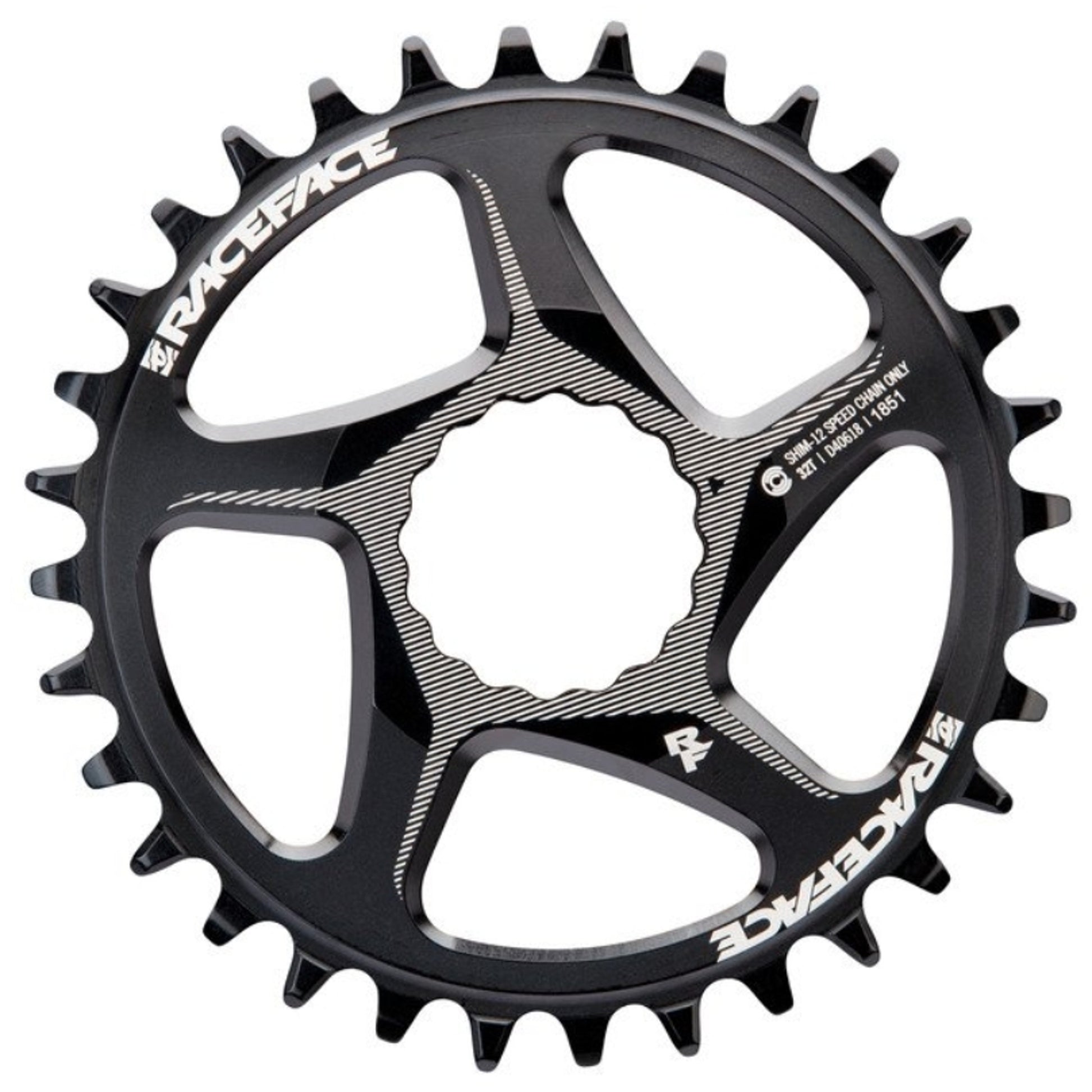 Race Face Chainring Cinch Dm 34T Shimano 12 Speed Black