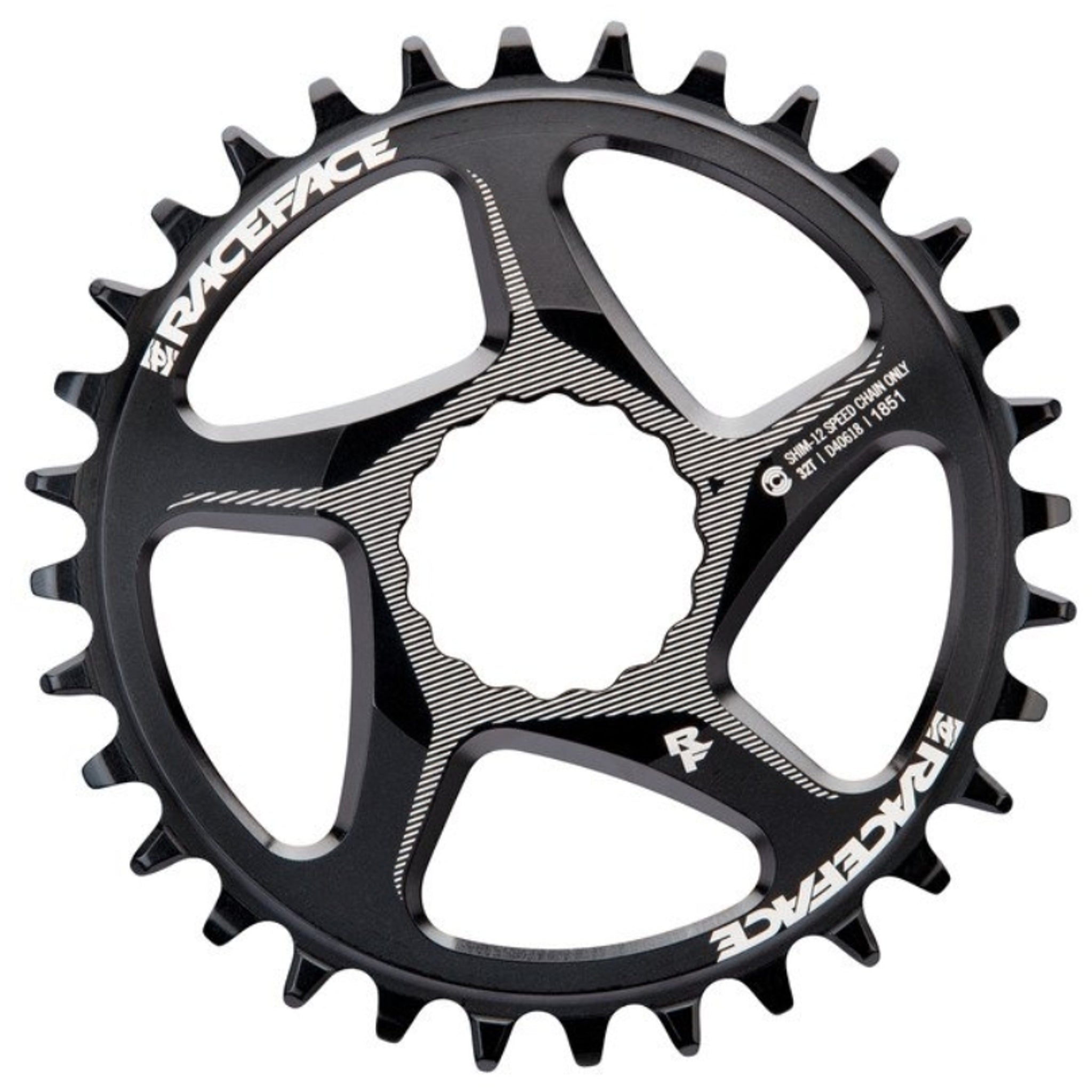 Race Face Chainring Cinch Dm 34T Shimano 12 Speed Black