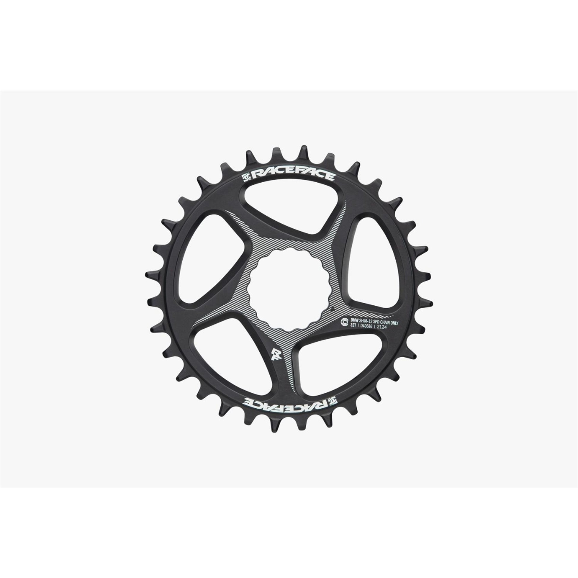 Race Face Chainring Cinch Dmw 30T Shimano 12 Speed Black