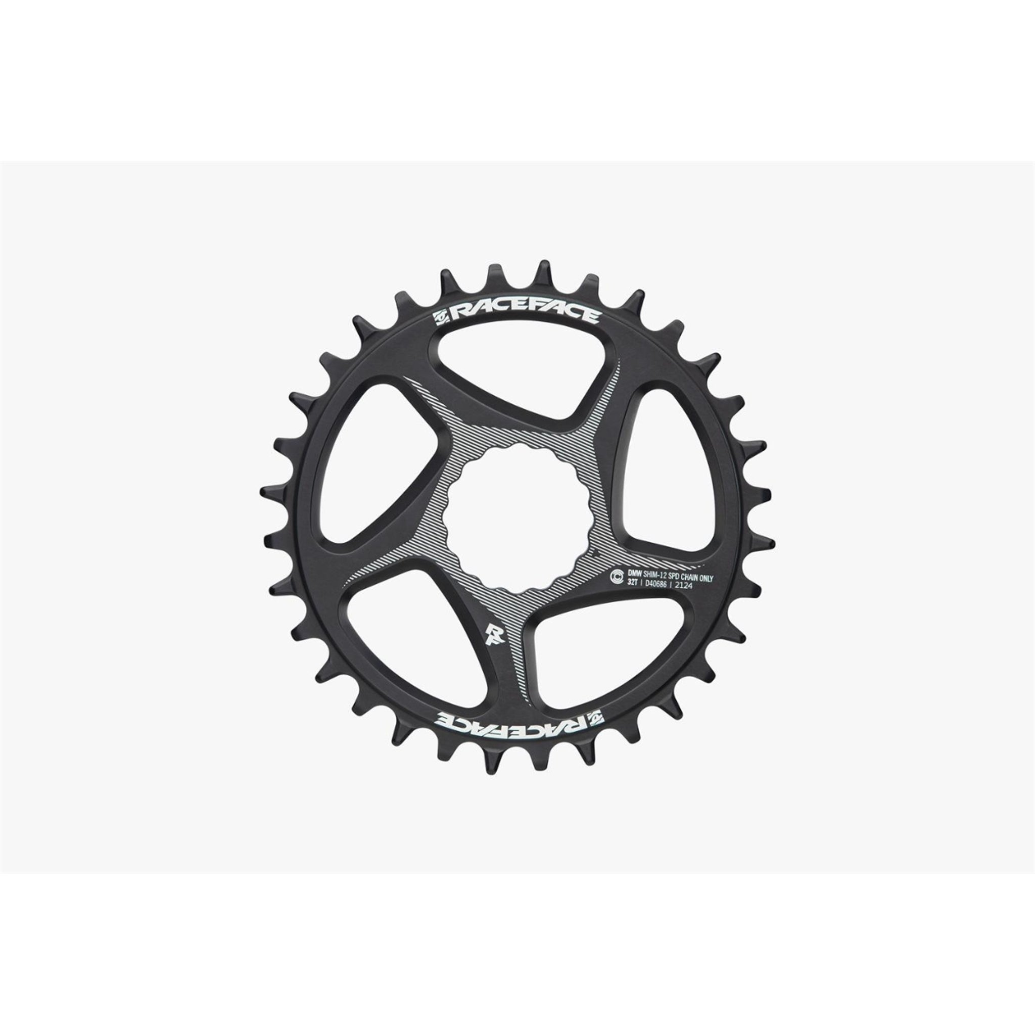 Race Face Chainring Cinch Dmw 30T Shimano 12 Speed Black