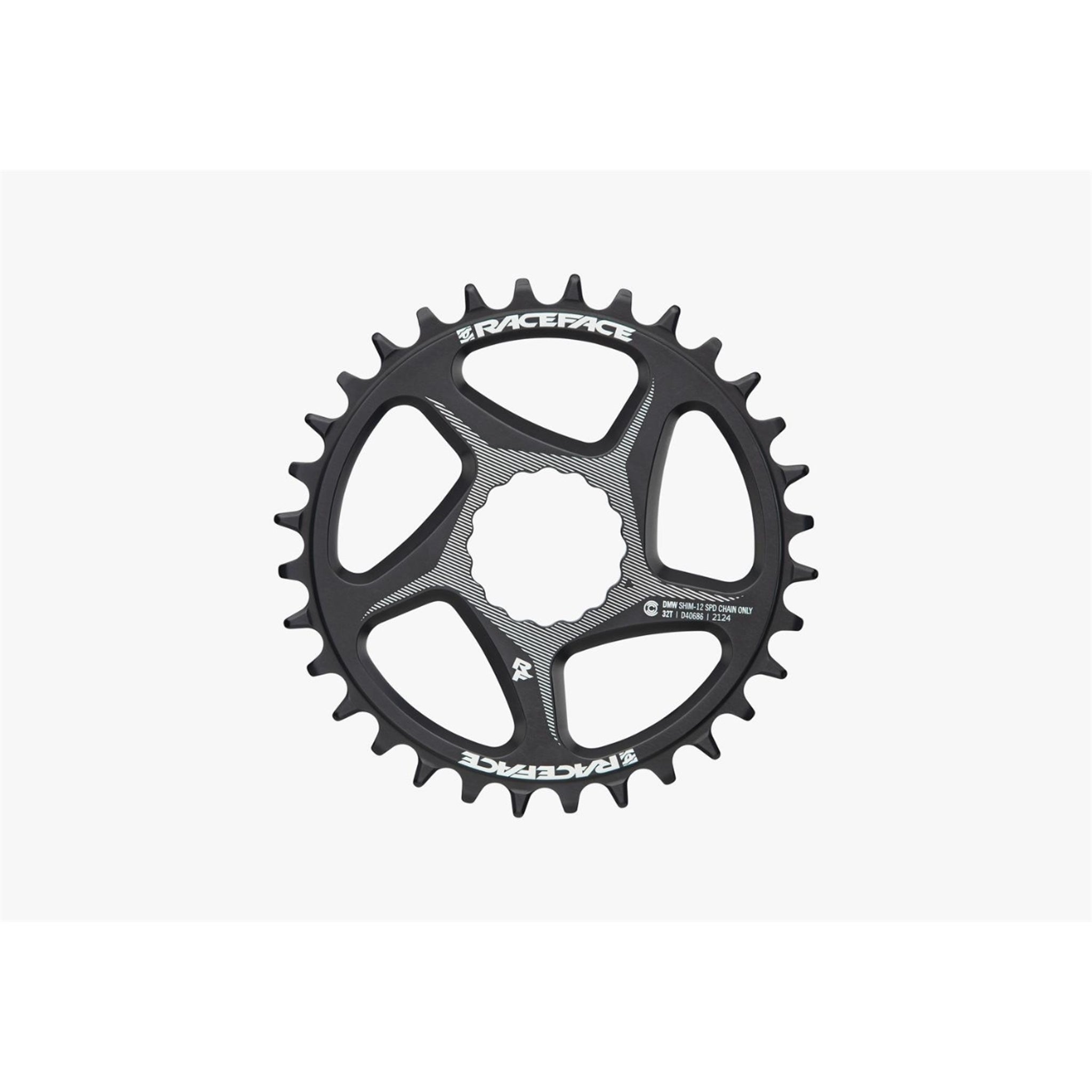 Race Face Chainring Cinch Dmw 34T Shimano 12 Speed Black