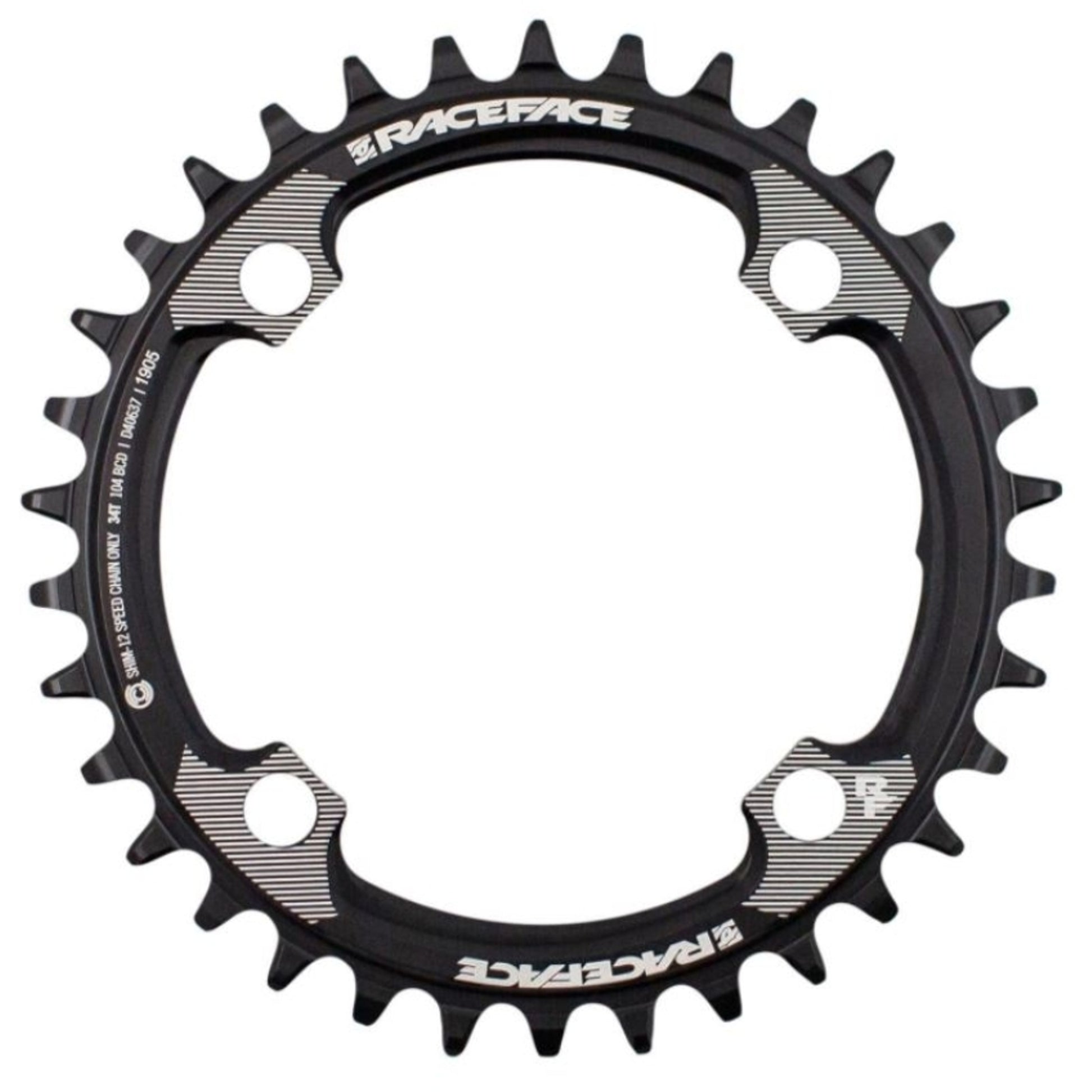 Race Face Chainring NW 104X32T Shimano 12 Speed Black