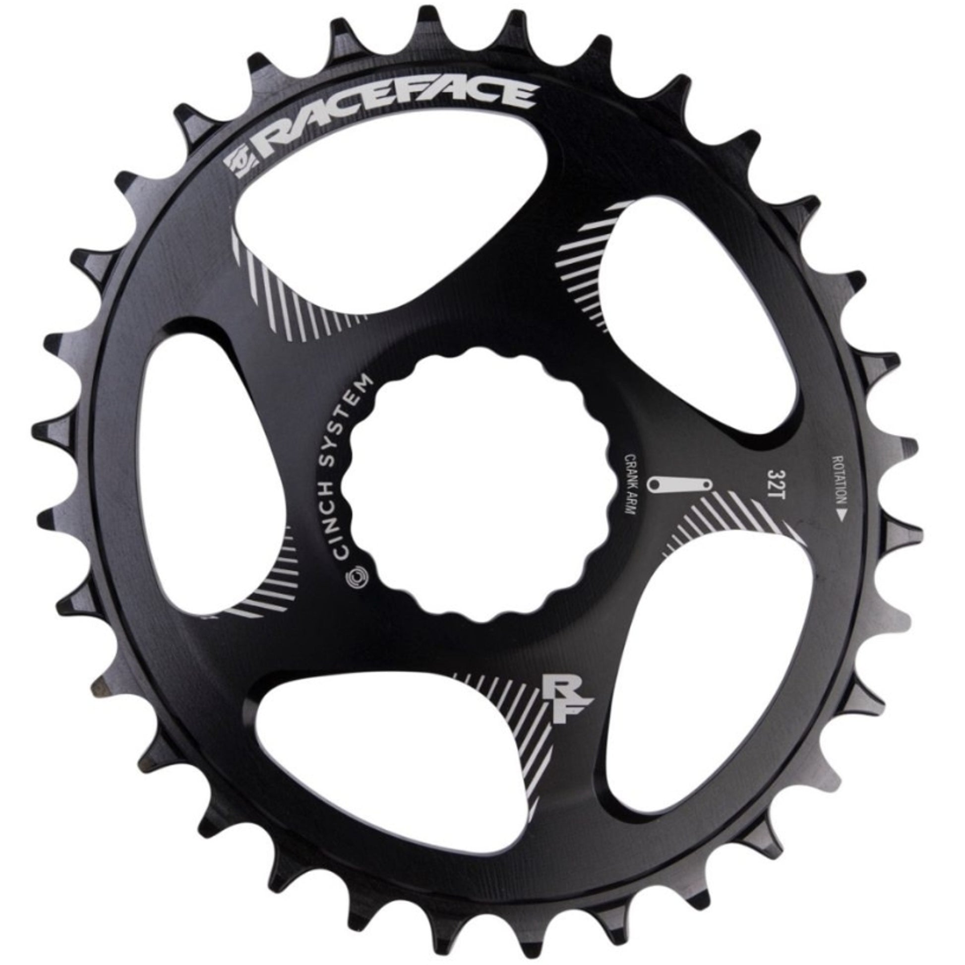 Race Face Chainring Oval Cinch DM 32T Black