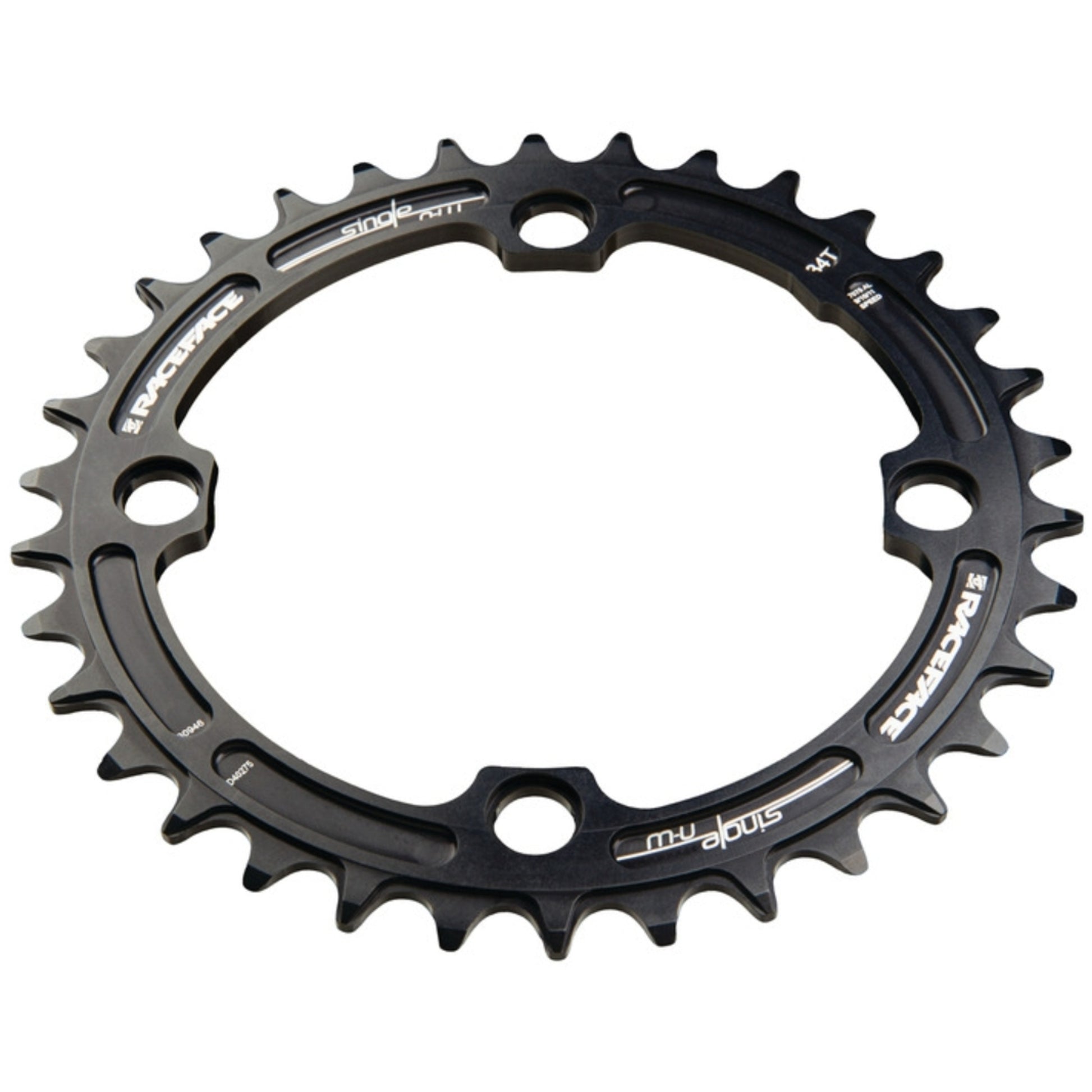 Race Face Chainring Single Narrow Wide 104X34T Black