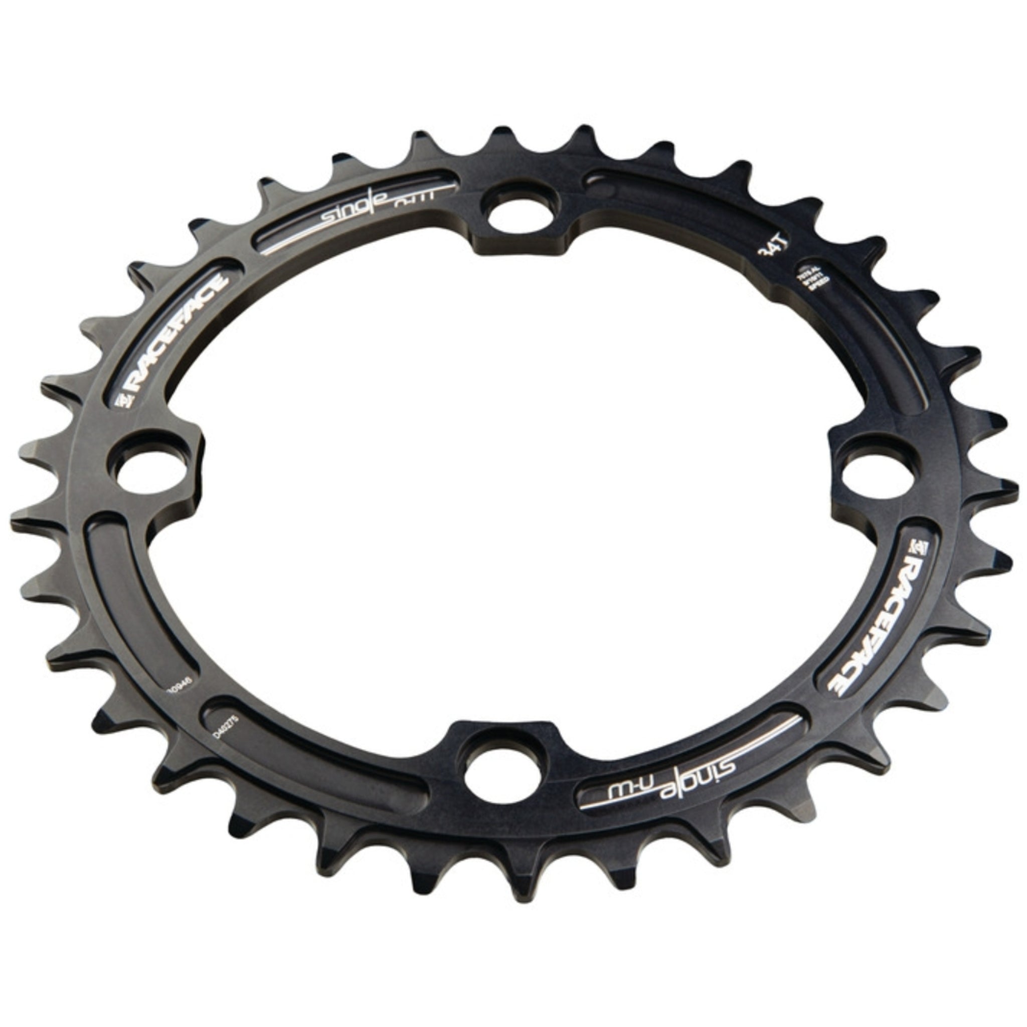 Race Face Chainring Single Narrow Wide 104X34T Black