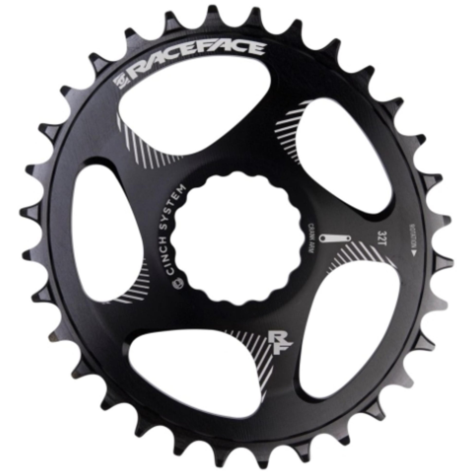 Race Face Cinch Chainring Oval DM 30T Black