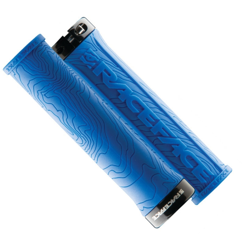 Race Face Grips Half Nelson Single Lock On Blue