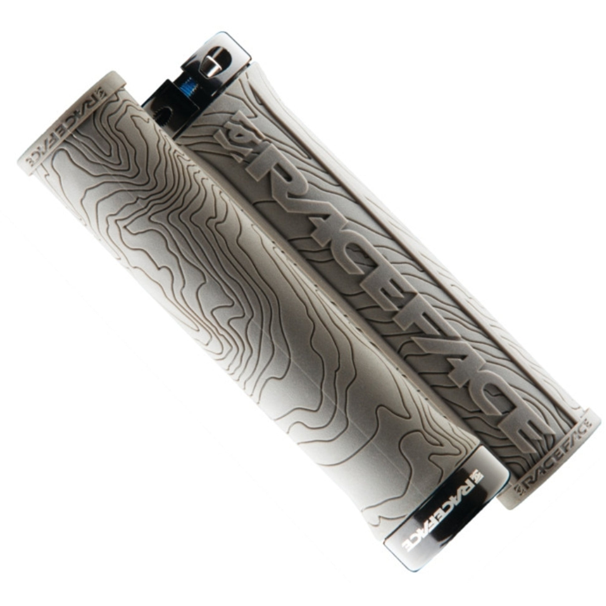 Race Face Grips Half Nelson Single Lock On Grey