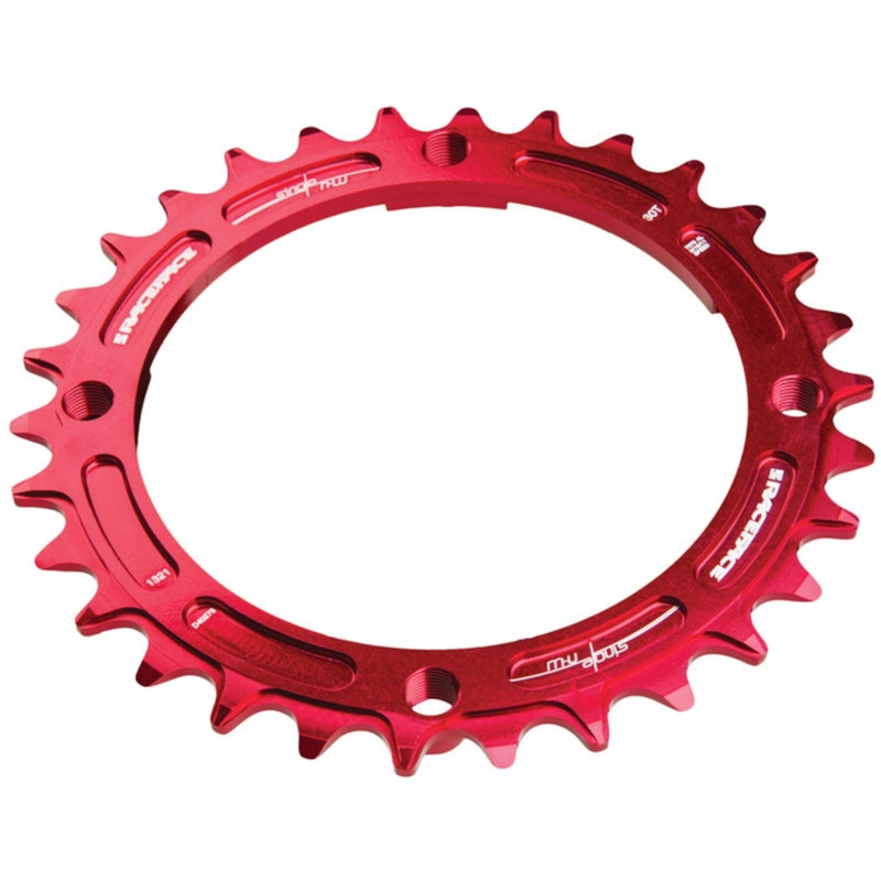 Race Face Chainring Single Narrow Wide 104X30T Red