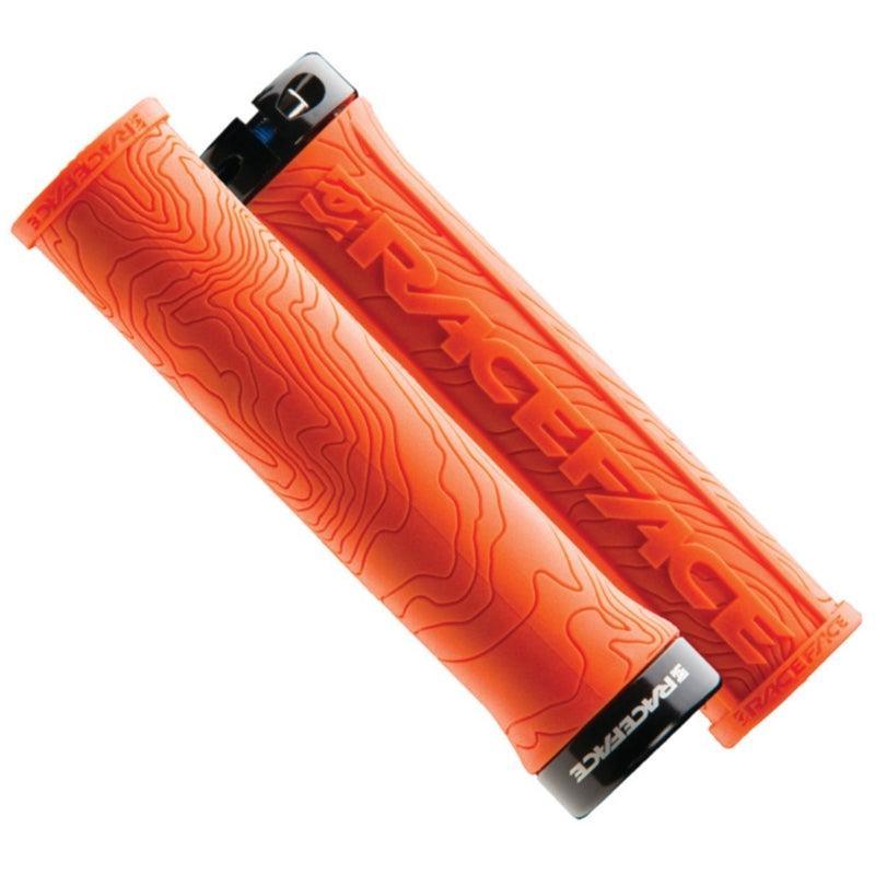 Race Face Grips Half Nelson Single Lock On Orange