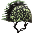 Raskullz T-Rex Bonez Mohawk Kids Helmet Black/Green