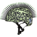 Raskullz T-Rex Bonez Mohawk Kids Helmet Black/Green