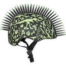 Raskullz T-Rex Bonez Mohawk Kids Helmet Black/Green