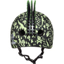 Raskullz T-Rex Bonez Mohawk Kids Helmet Black/Green