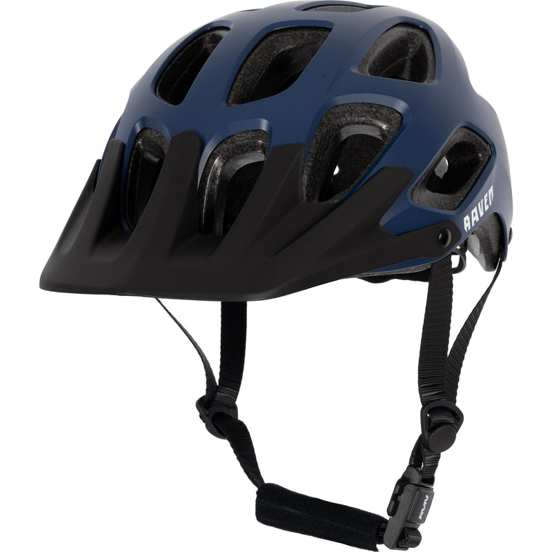 Raven Corvus MTB Helmet with Magnetic Clip Satin Blue MD/LG