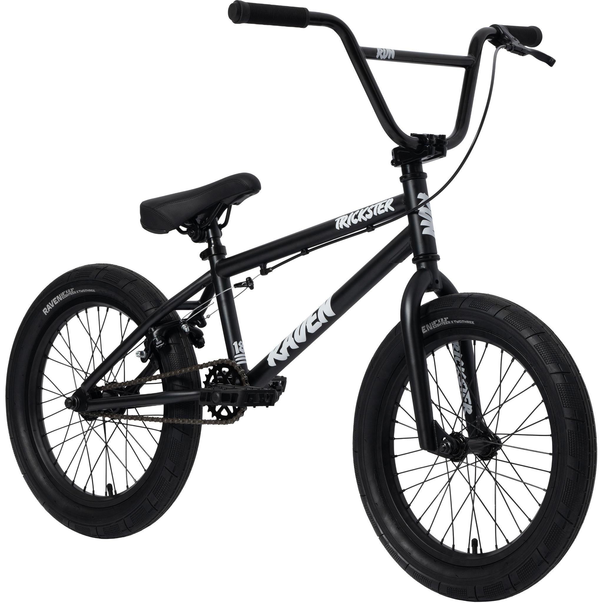 Raven Trickster 18" BMX Bike Midnight Matte