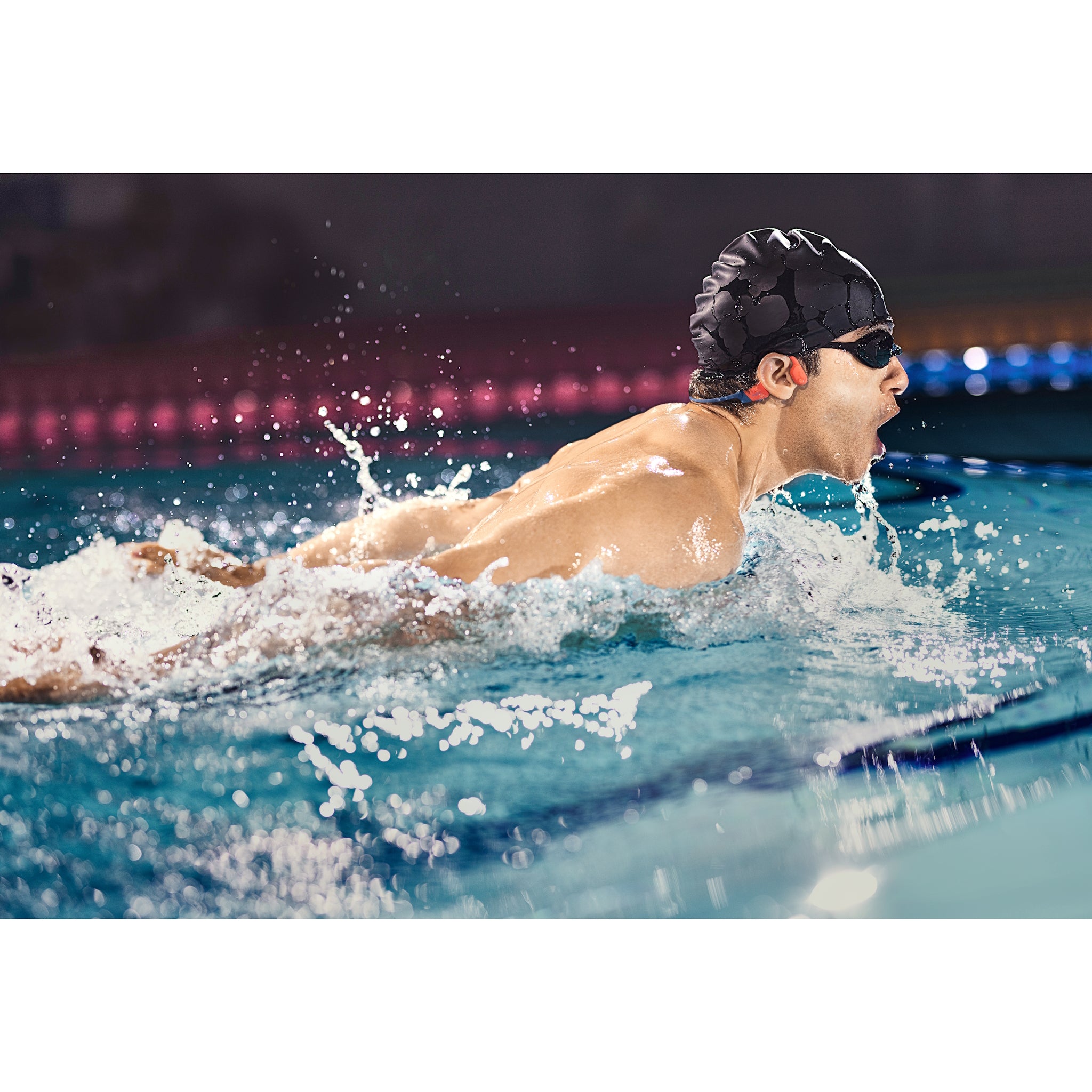 SHOKZ OpenSwim Pro Red