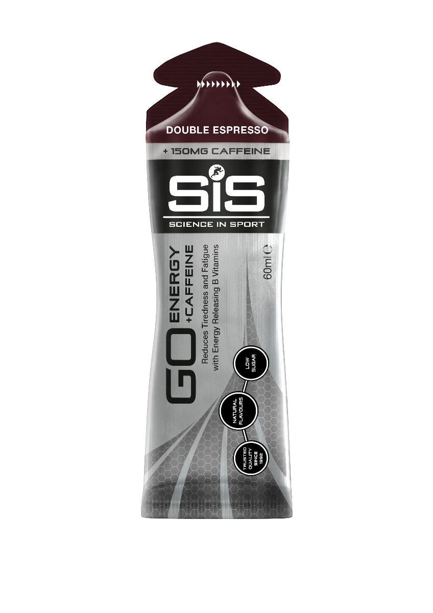 SIS GO PLUS Double Espresso Caffeinated Isotonic Energy Gel 60mL