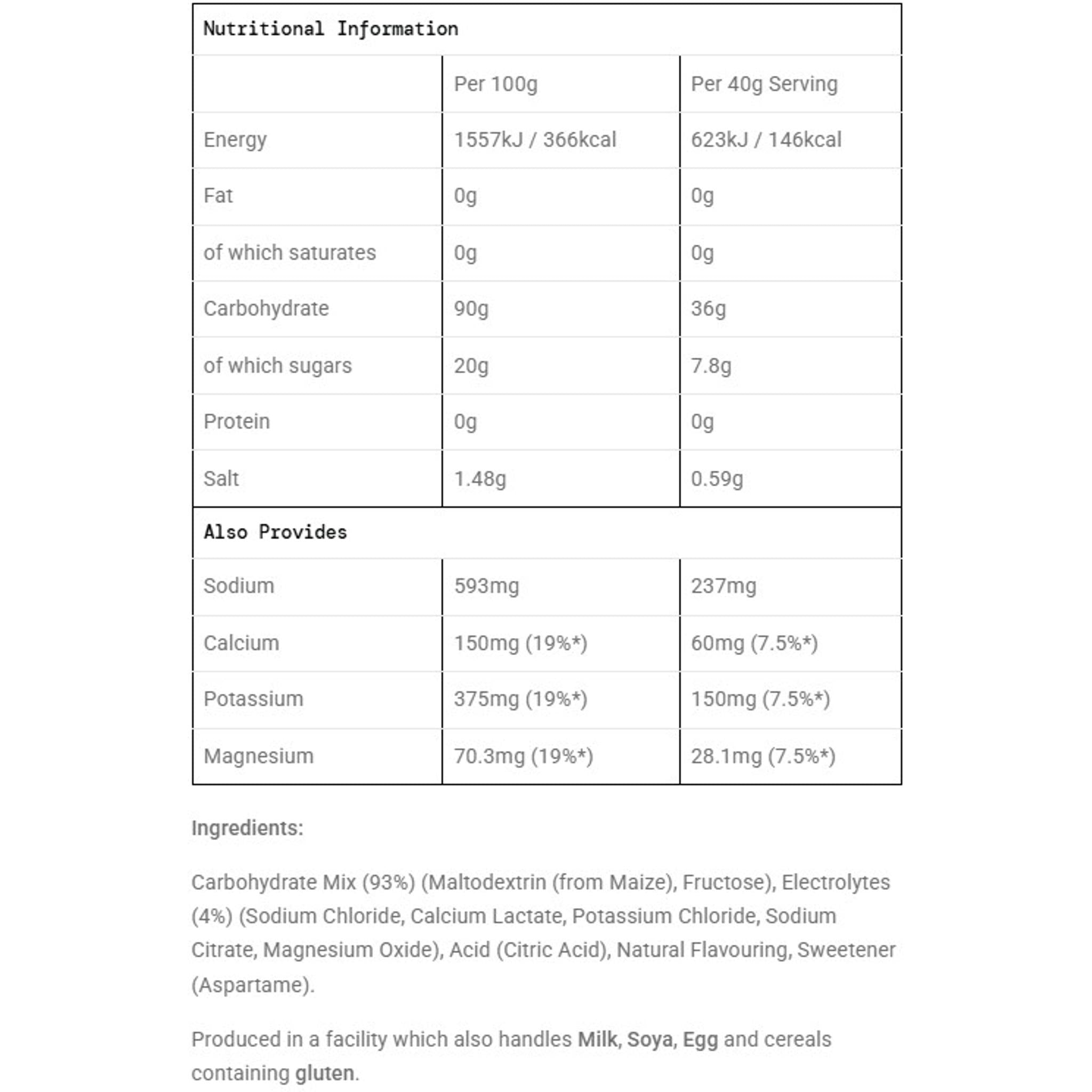 SIS Go Electrolyte Powder 500g Tub Blackcurrant