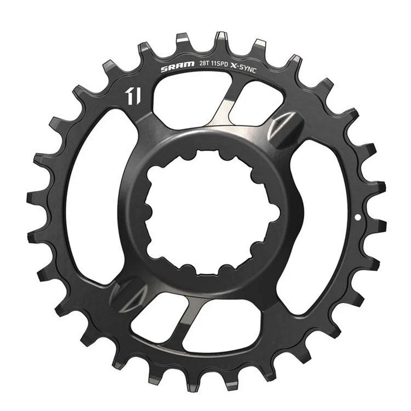 SRAM Chain Ring X-Sync Steel 28T Direct Mount 3mm Offset Steel 3.5mm Black 11 Speed