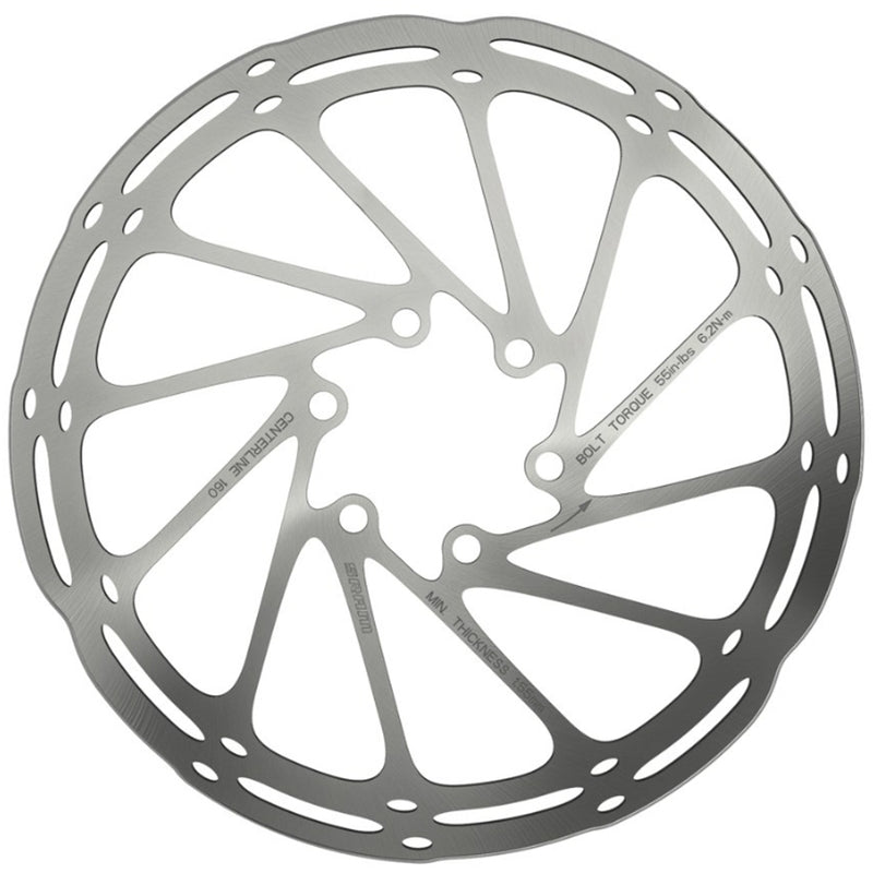 SRAM Disc Rotor Centreline Rounded 140mm (Includes Steel Rotor Bolts)