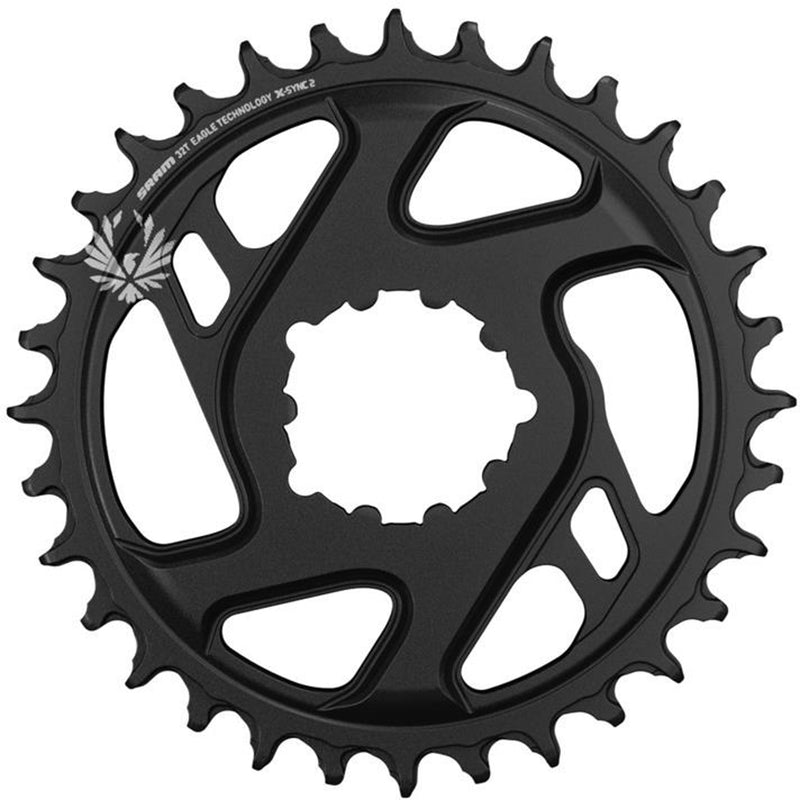 SRAM X-Sync 2 Chain Ring 34T Eagle Direct Mount Alloy Black