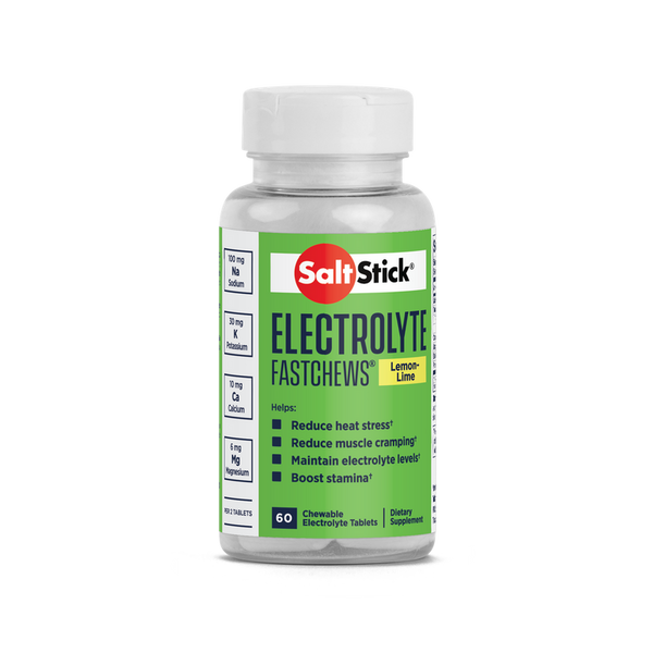 Saltstick FastChews Electrolyte Tablets Lemon-Lime 60 Pack Bottle