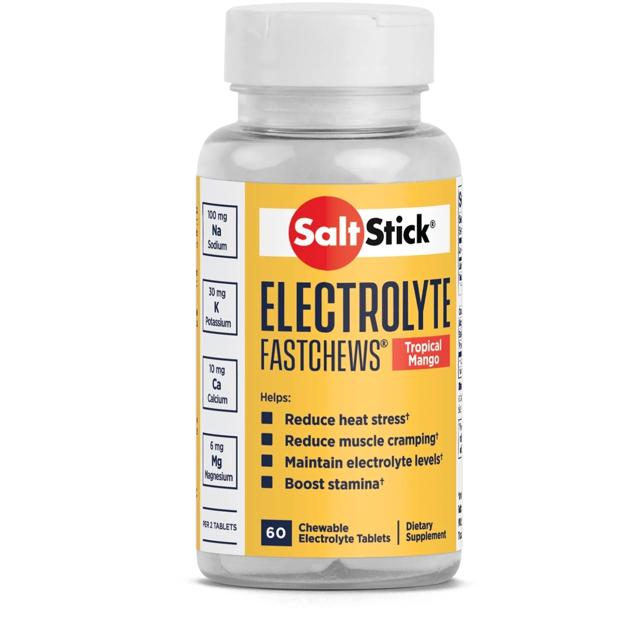 Saltstick FastChews Tropical Mango Bottle of 60 chews