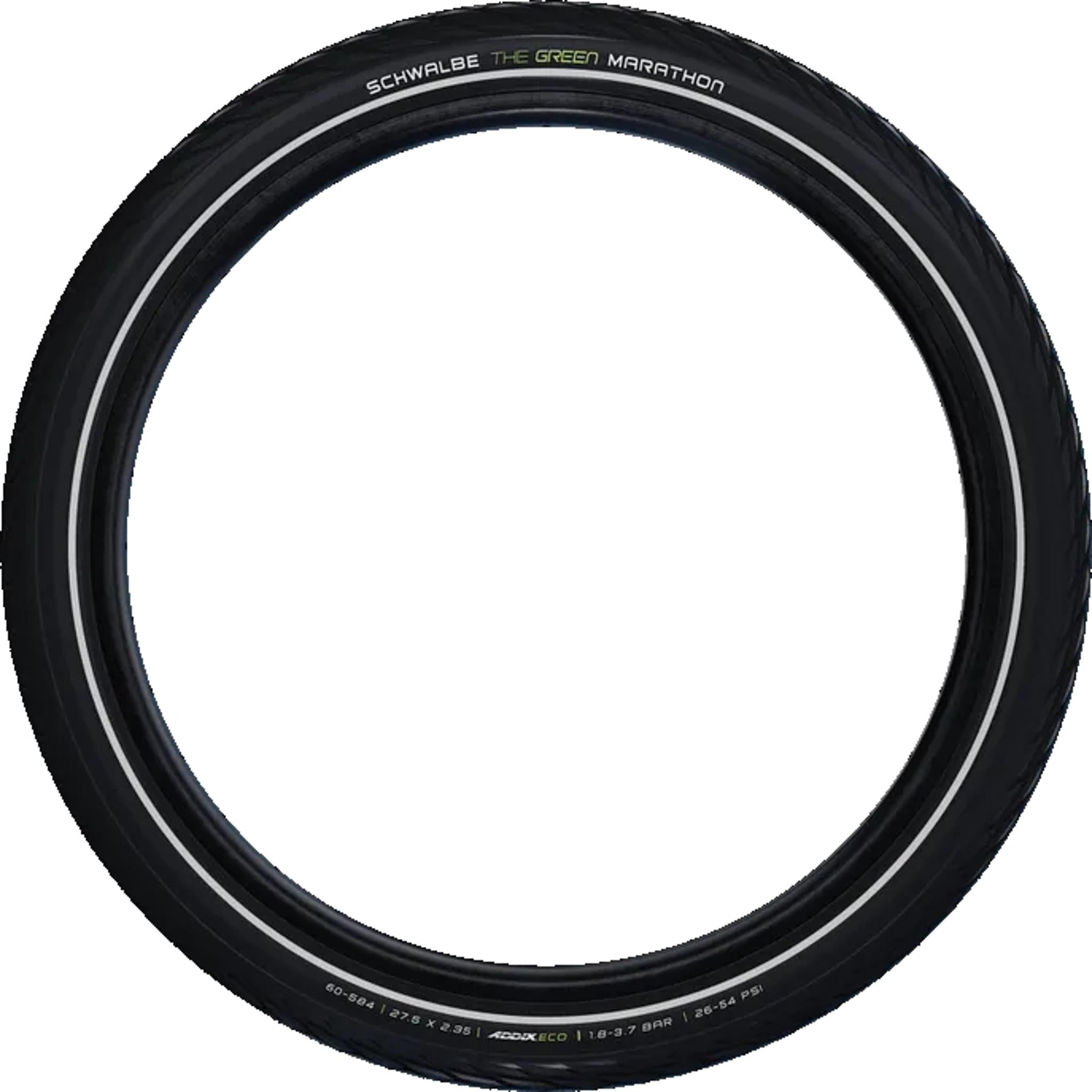 Schwalbe Green Marathon Wire Bead Hybrid Tyre 700x35c Black/Reflective