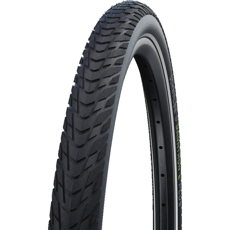 Schwalbe Marathon E-Plus Wire Bead Tyre 700 x 35c DualGuard E-50 Black/Reflective