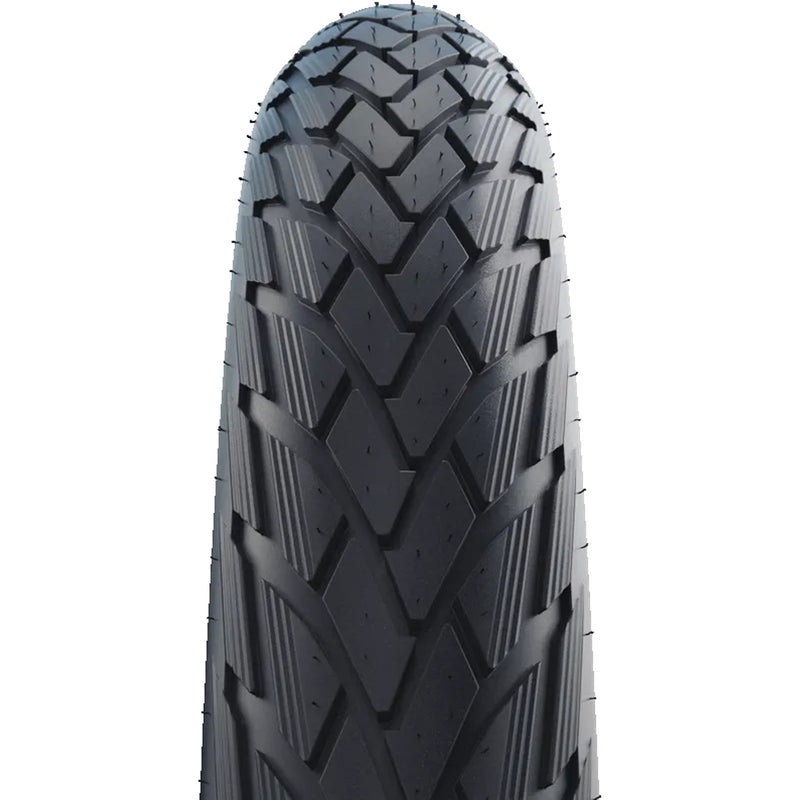 Schwalbe Green Marathon E-50 Wire Bead Hybrid Tyre 700 x 32c (28 x 1.25") Black/Reflective
