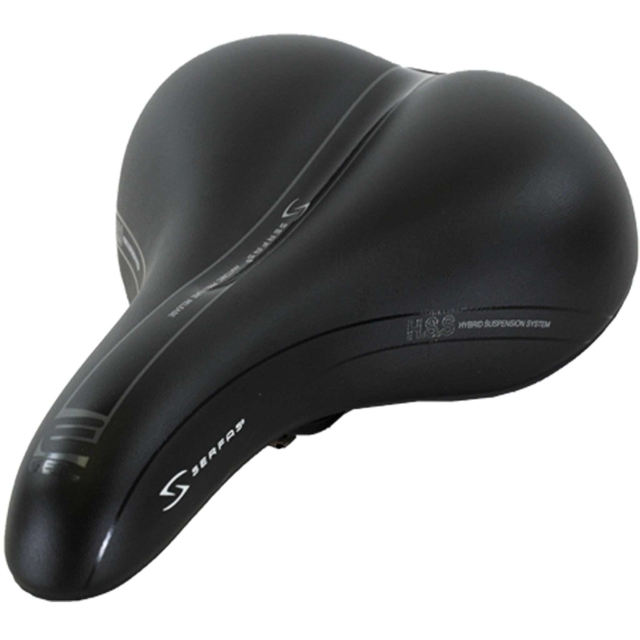 Serfas EG-DDM E-Gel Dual Density Men's Saddle 184mm Black