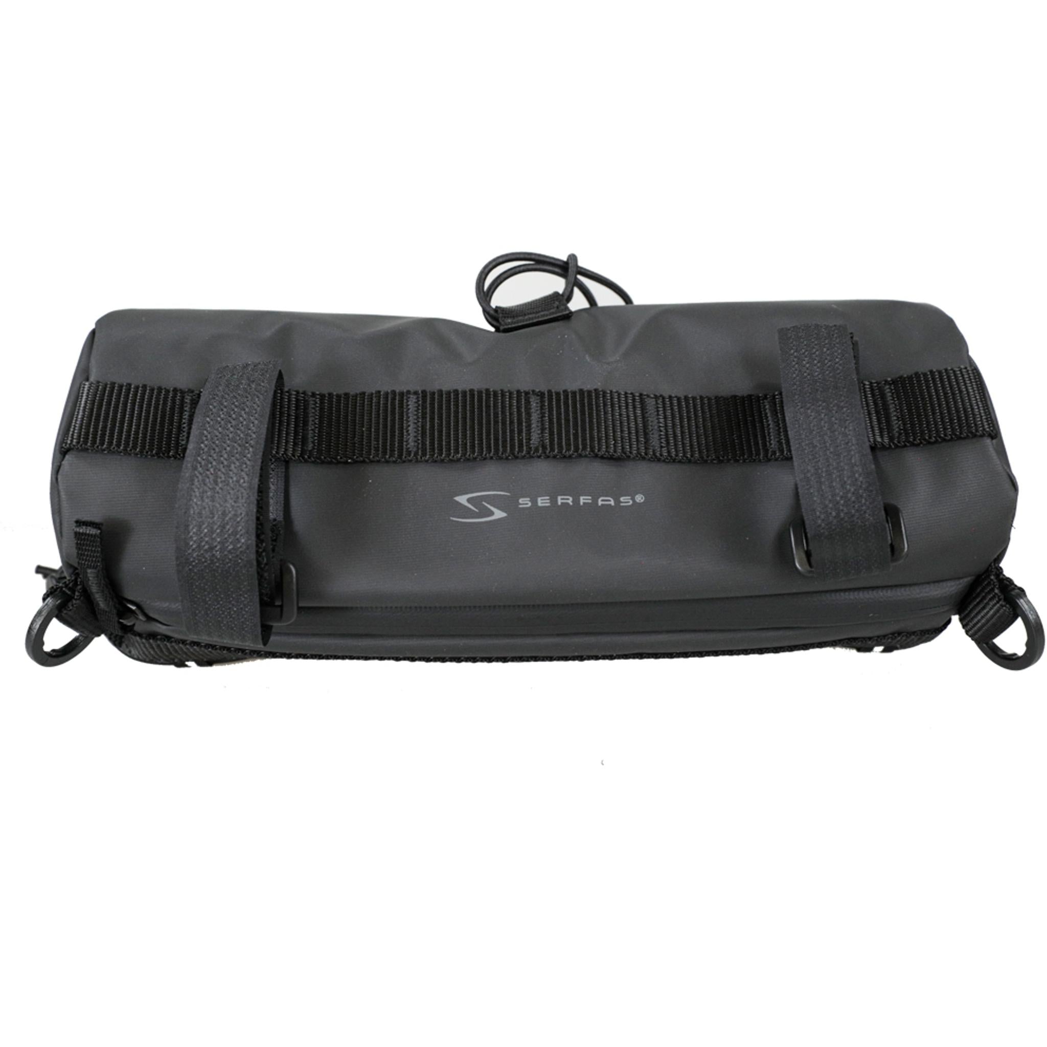 Serfas LT-BB2BK Waterproof Handlebar Bag 1.5L Medium Black