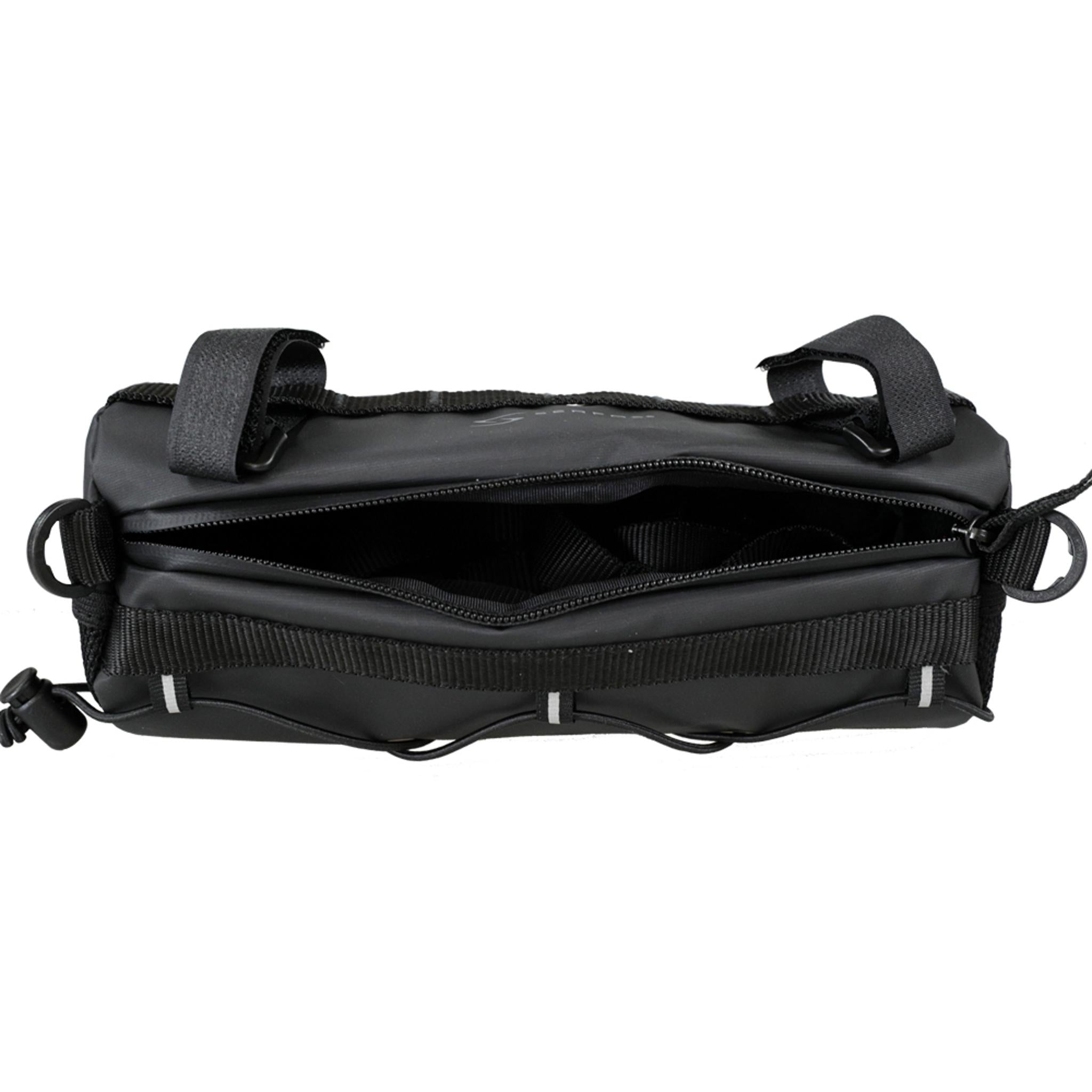 Serfas LT-BB2BK Waterproof Handlebar Bag 1.5L Medium Black