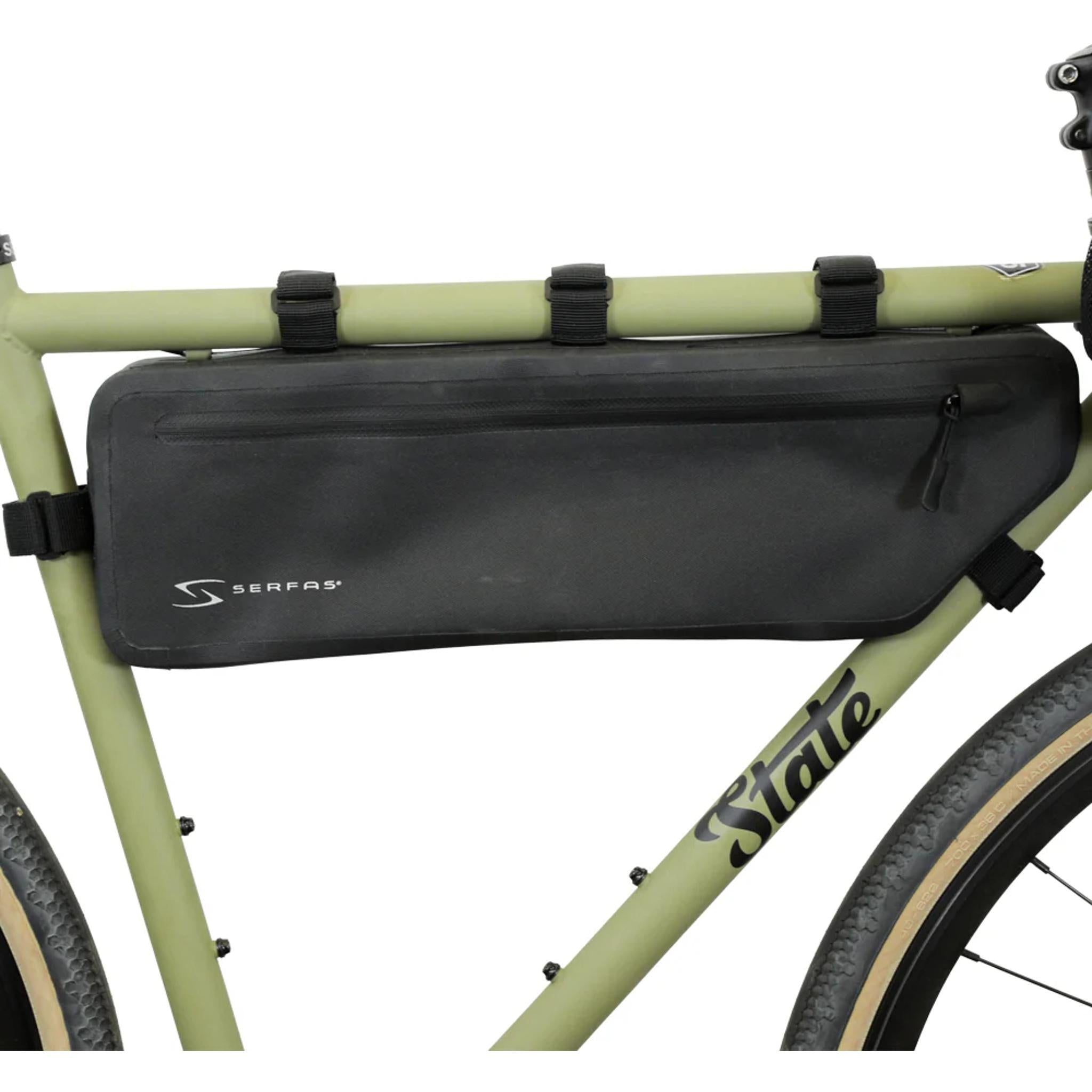 Serfas Waterproof Half-Frame Bag 2L Black