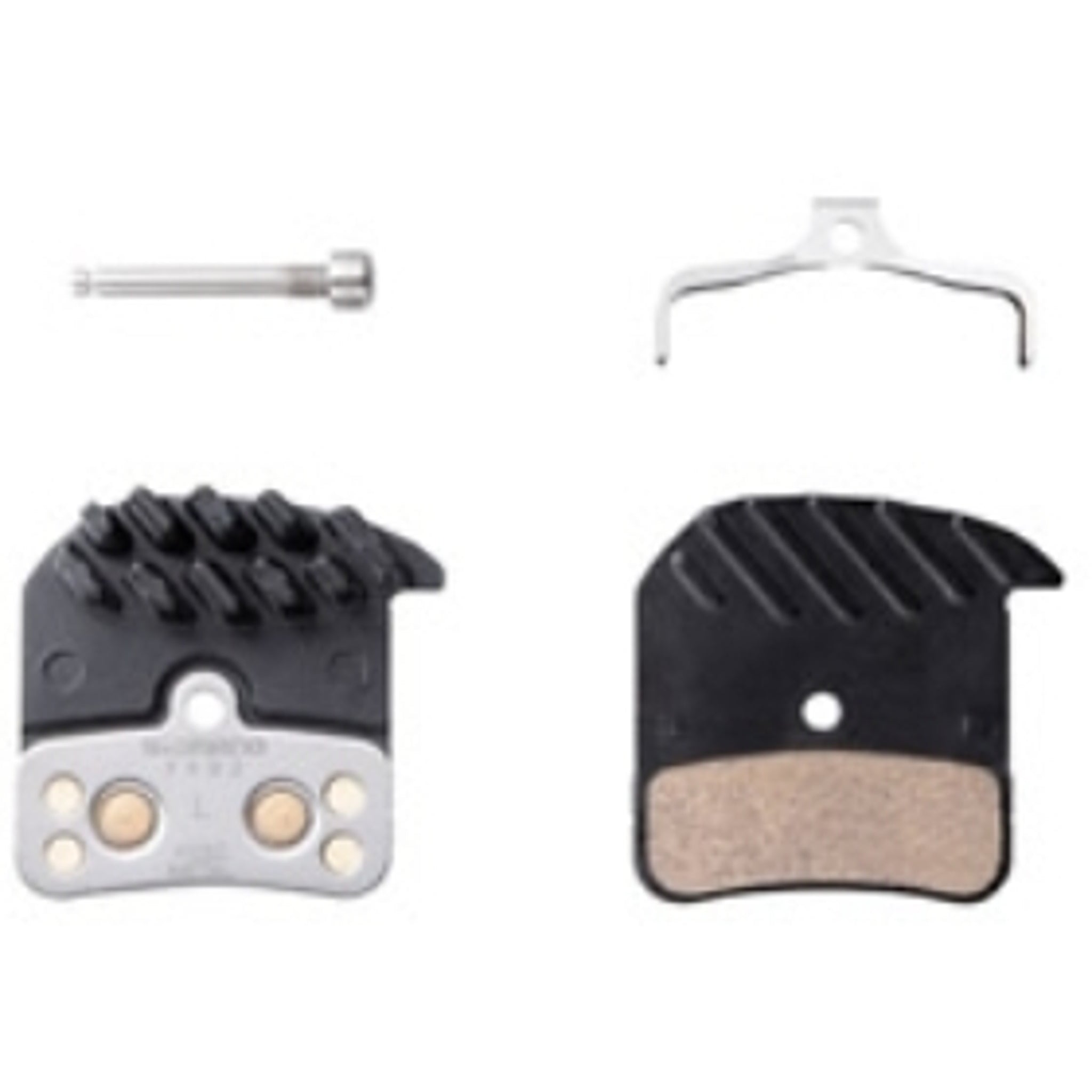 Shimano BR-M820 Resin Pad & Spring H03A-RF with Fin Brakepad