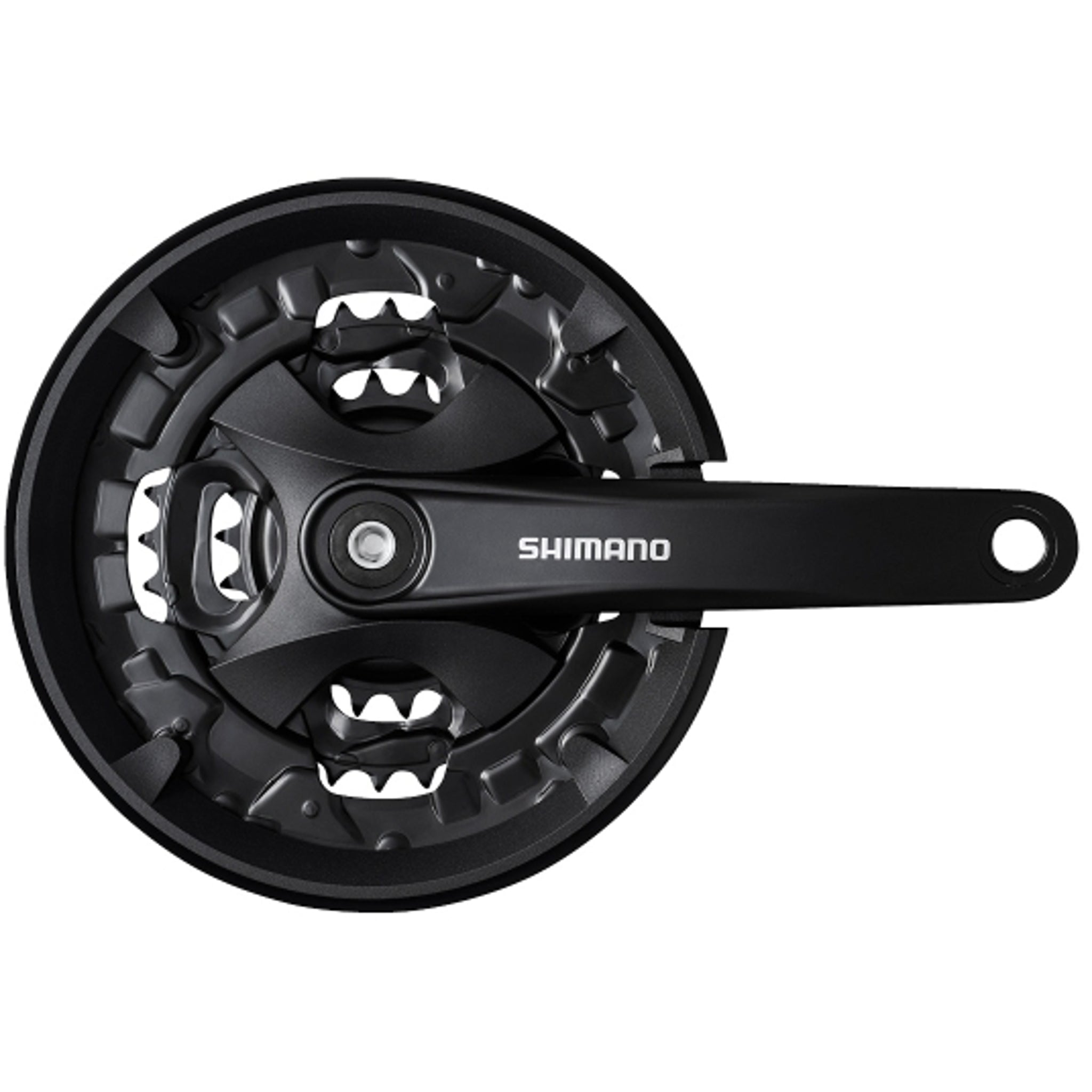 Shimano FC-MT101 Front Crankset Altus 170mm 40-30-22T 9 Speed Black