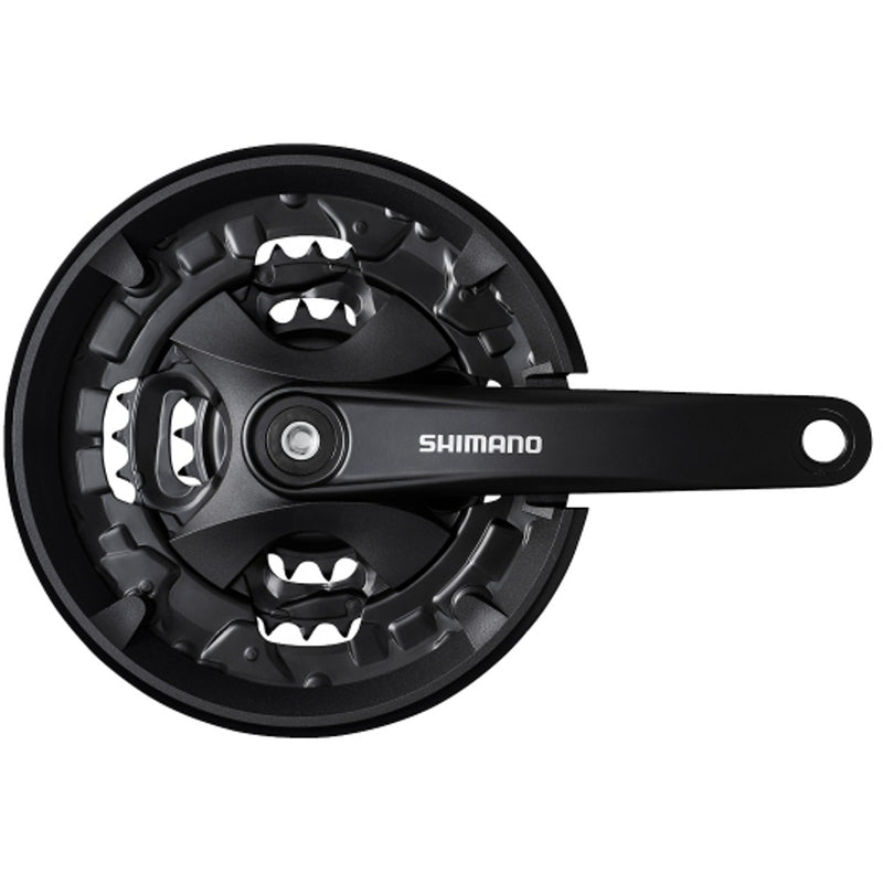Shimano FC-MT101 Front Crankset Altus 170mm 40-30-22T 9 Speed Black