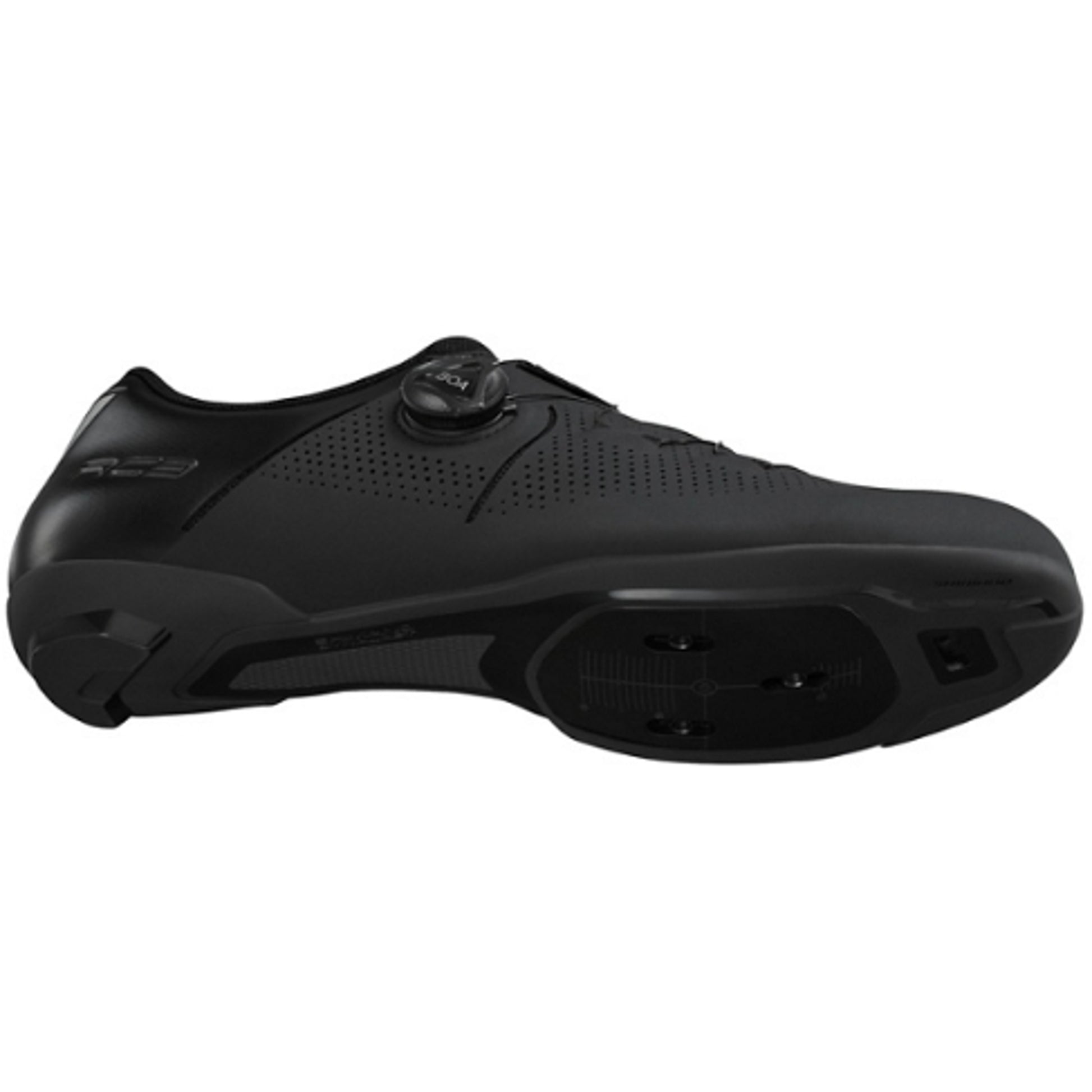 Shimano RC3 Wide Road Shoes Black (E-Width) – 99bikes.co.nz