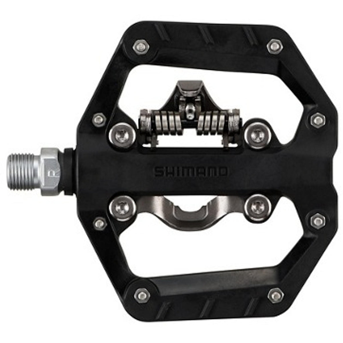 Shimano PD-EH510 Dual-Sided Clipless Flat MTB Pedals Black